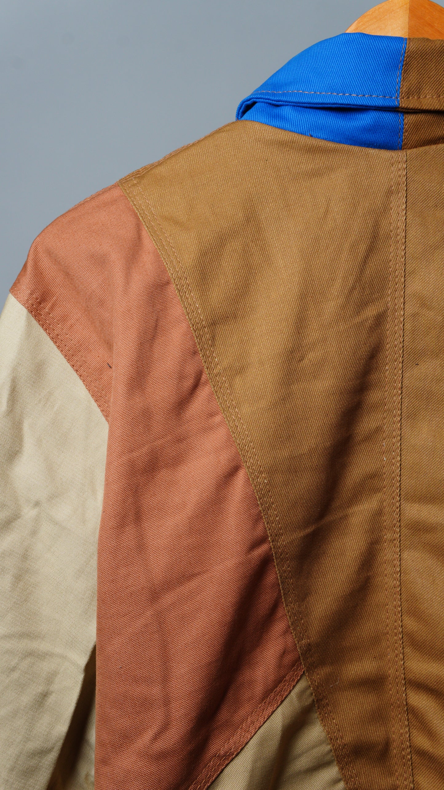 Workwear Colorblock Geometric Jacket Size L