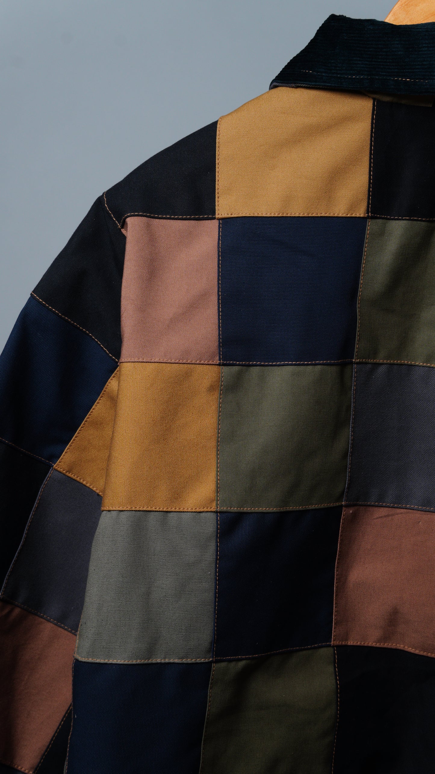 Checkered Patchwork Jacket Size M