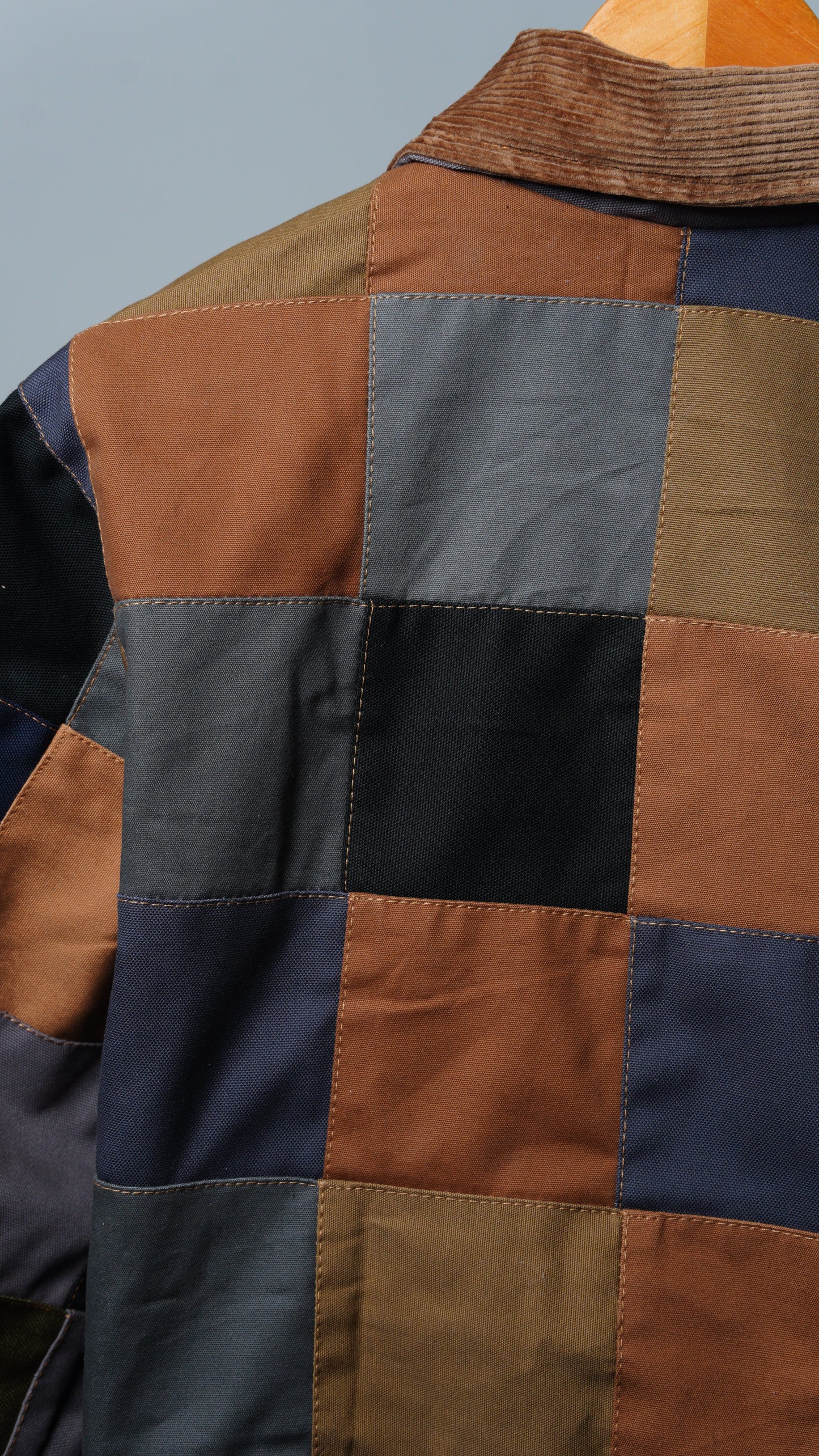 Checkered Patchwork Jacket Size S