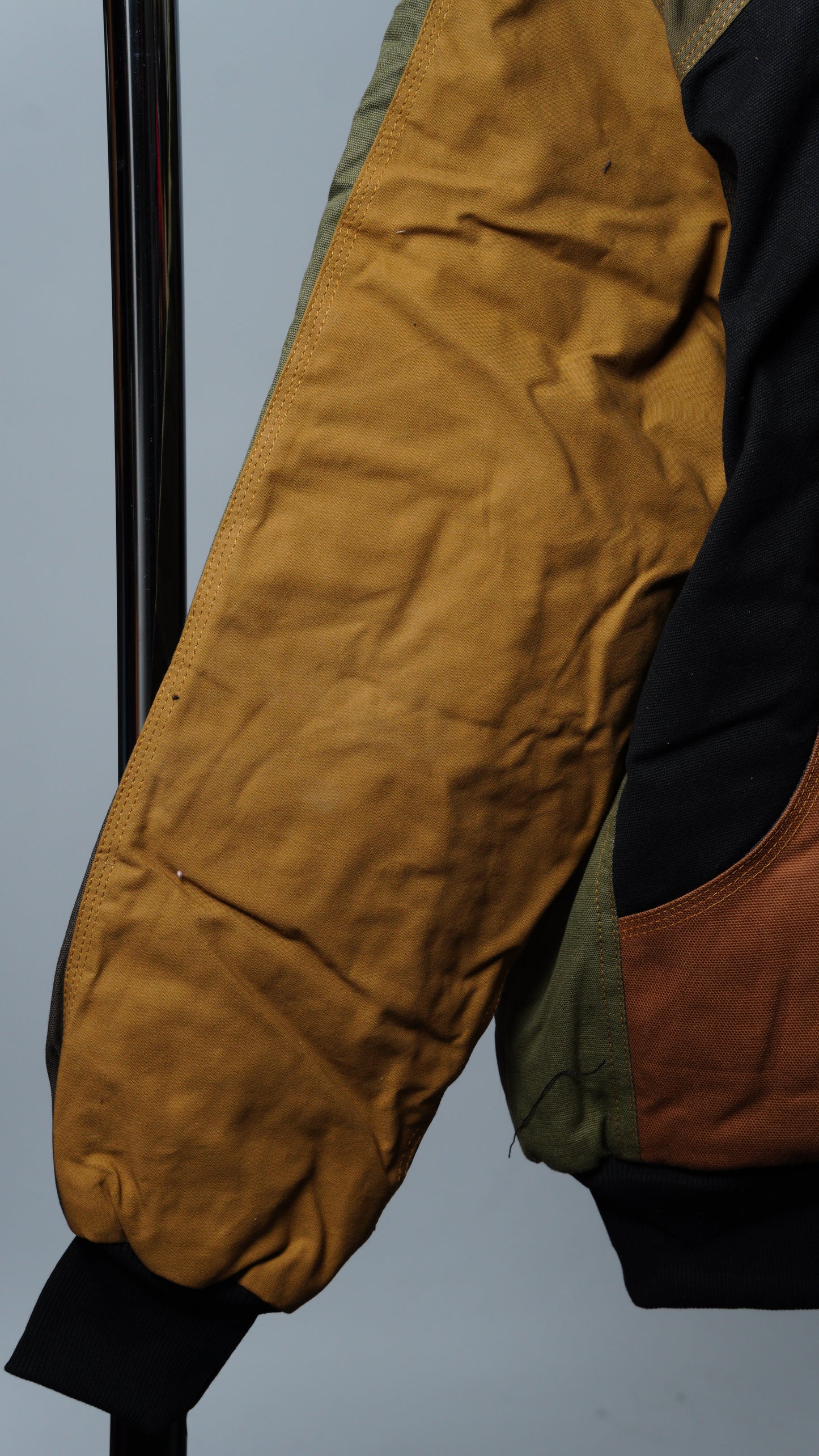 Workwear Colorblock Hooded Jacket Size S