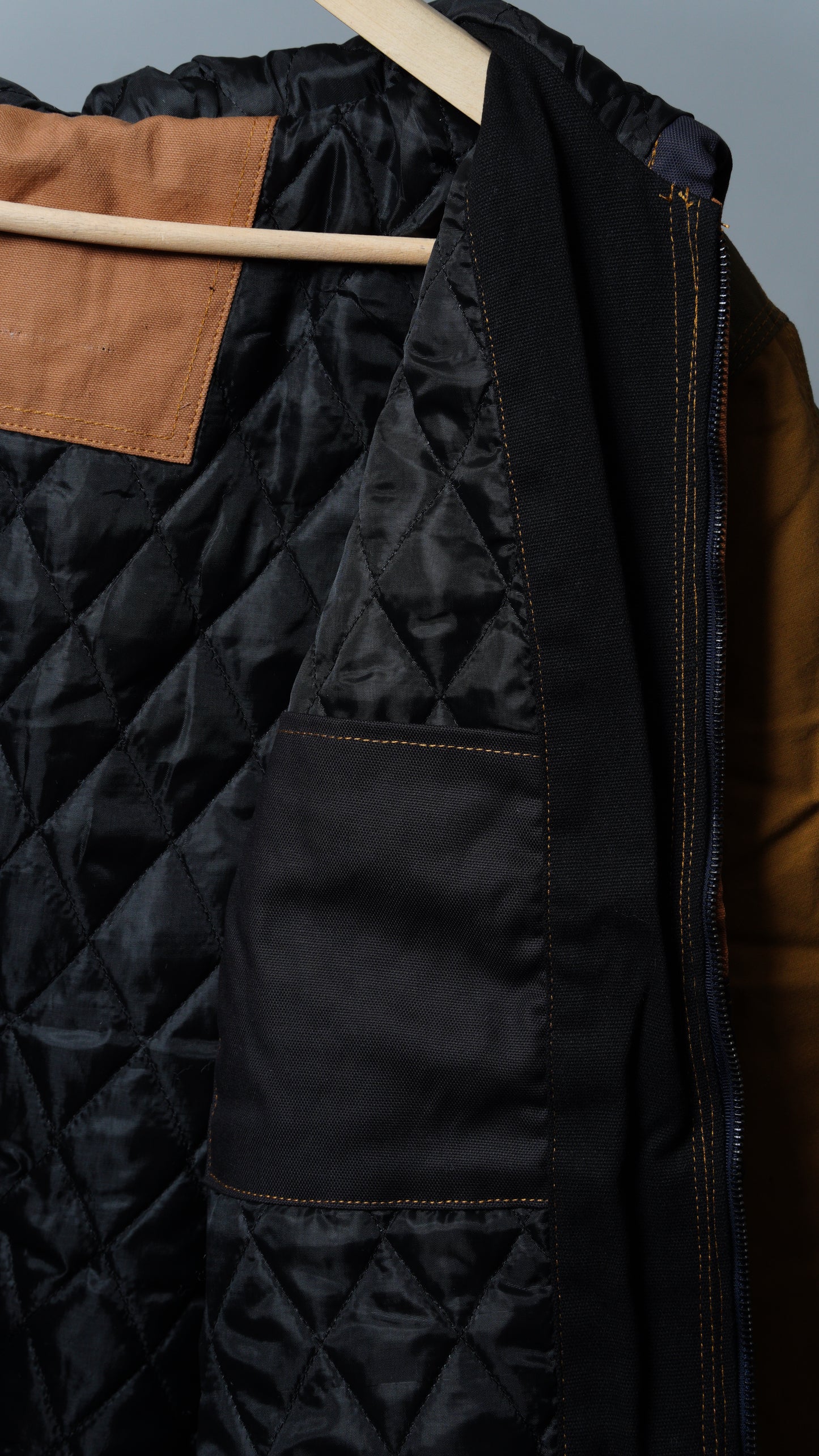 Workwear Colorblock Hooded Jacket Size S