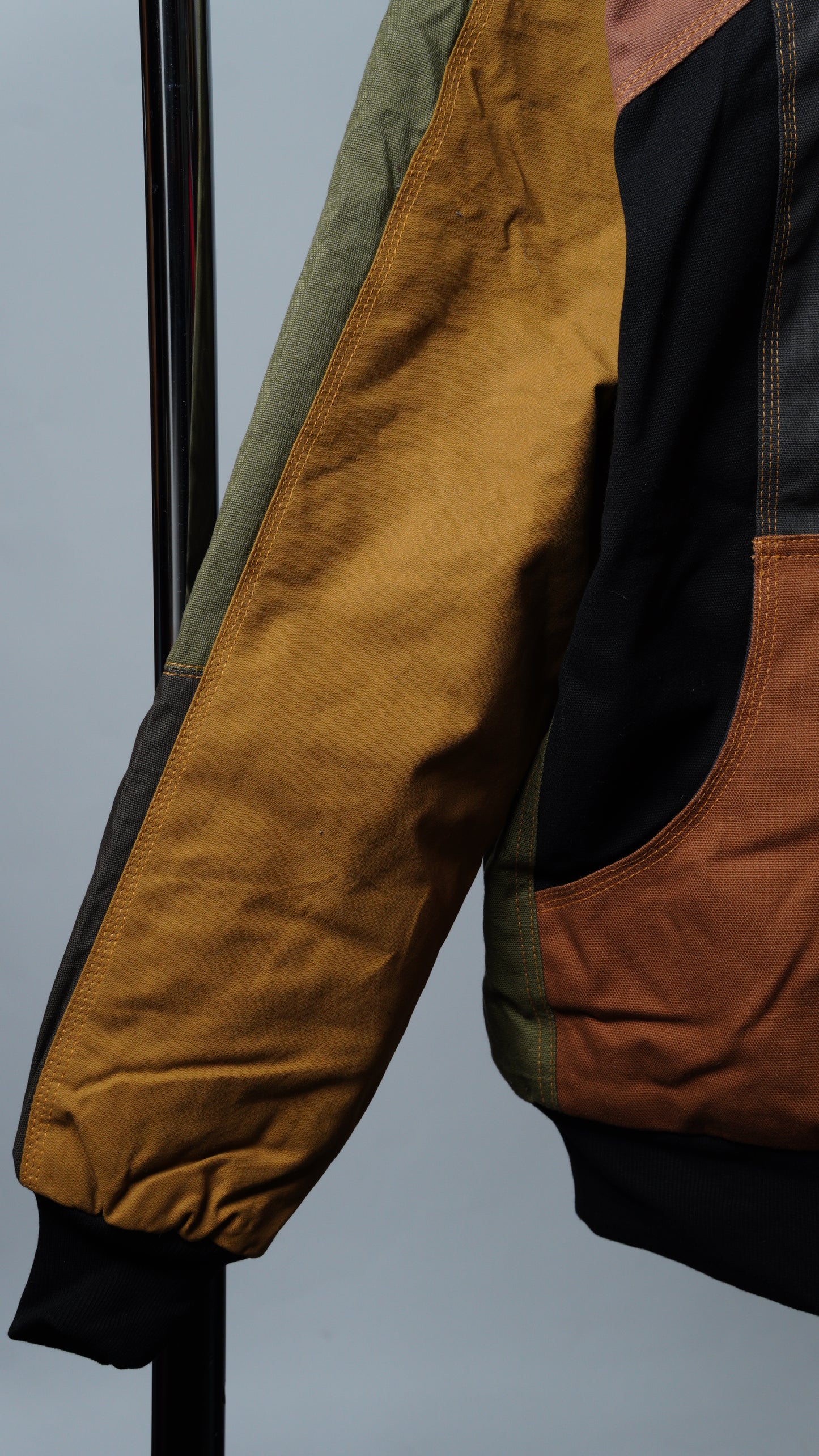 Workwear Colorblock Hooded Jacket Size S