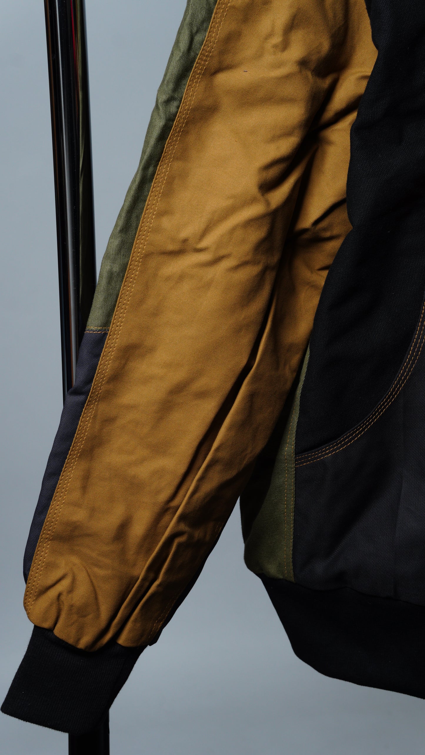 Workwear Colorblock Hooded Jacket Size S