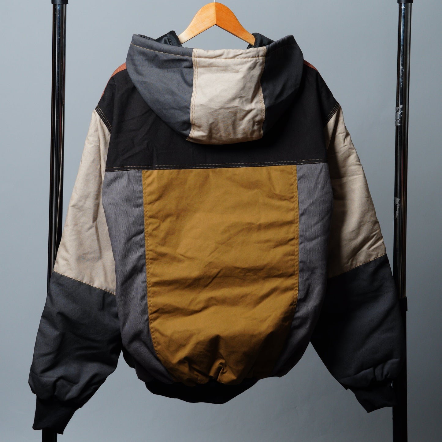 Workwear Colorblock Hooded Jacket Size XL