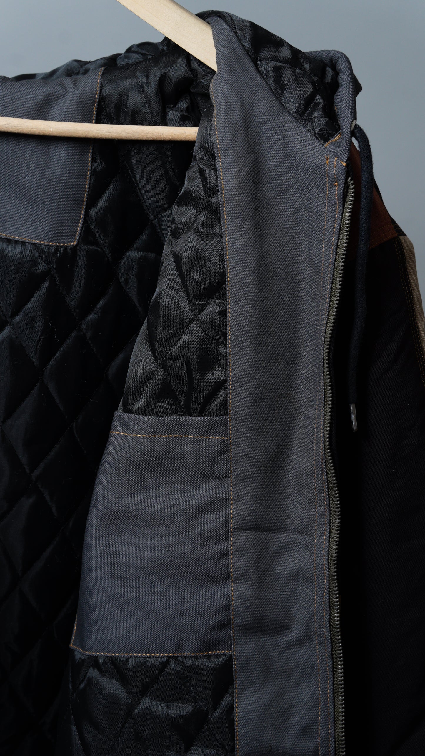 Workwear Colorblock Hooded Jacket Size XL