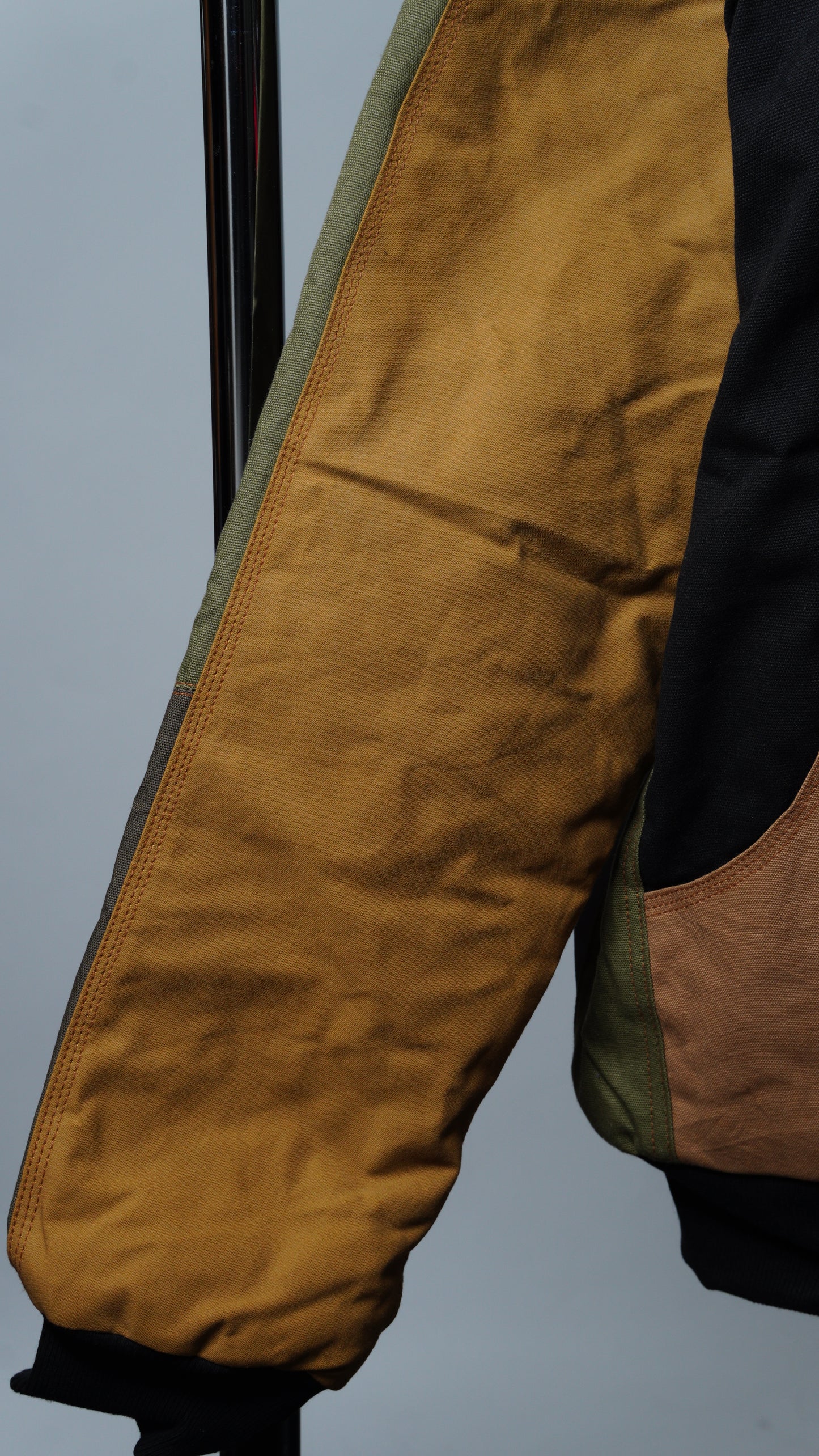 Workwear Colorblock Hooded Jacket Size S