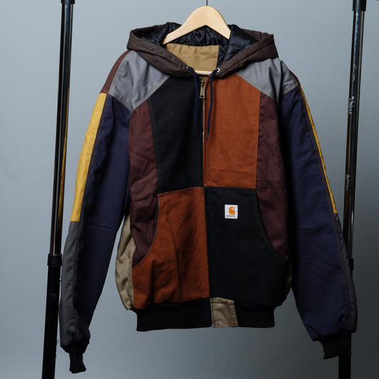 Workwear Colorblock Hooded Jacket Size XL