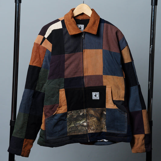 Upcycled Patchwork Jacket Size M