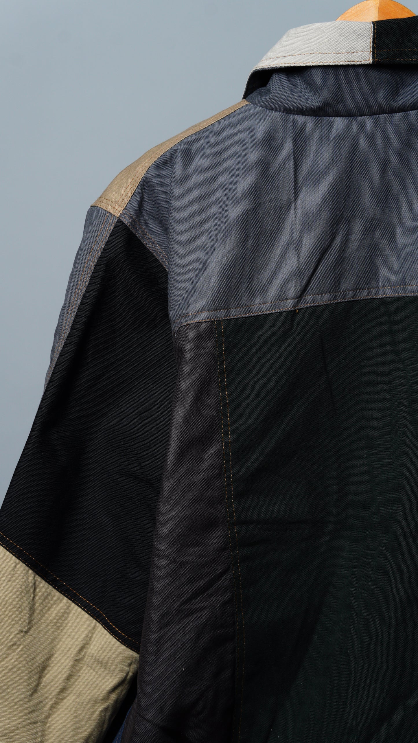 Workwear Colorblock Patch Pocket Jacket Size S