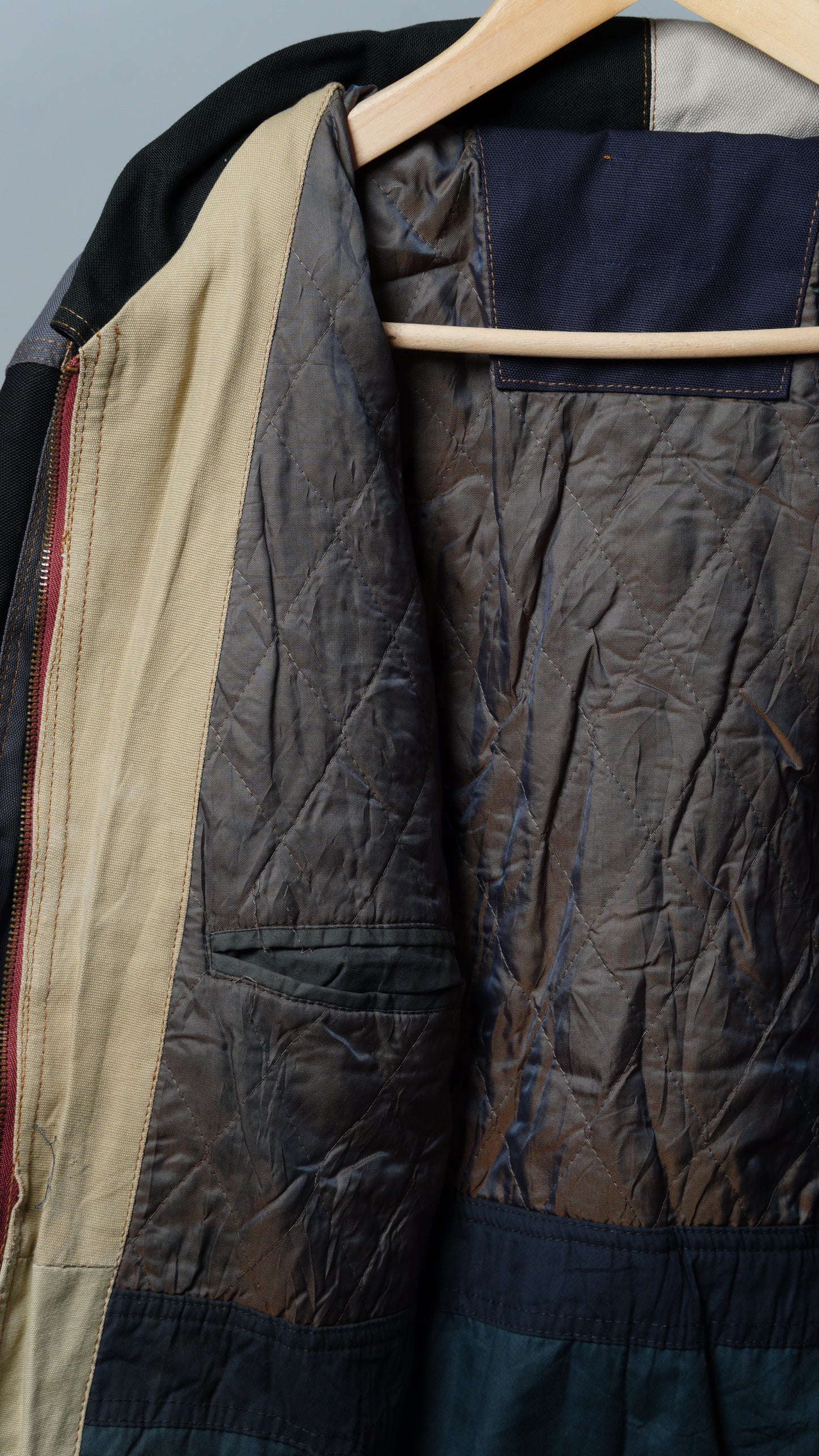 Workwear Colorblock Patch Pocket Jacket Size S