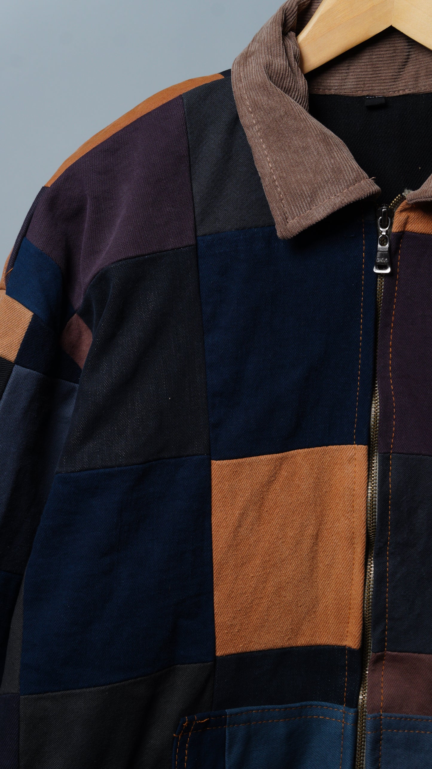 Upcycled Patchwork Jacket Size XXL