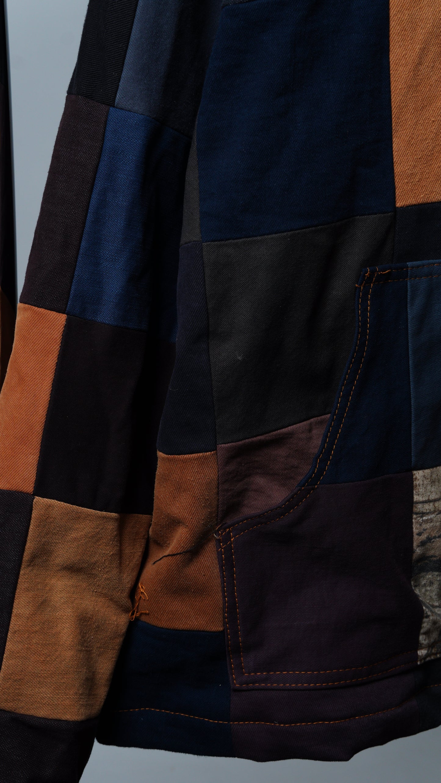 Upcycled Patchwork Jacket Size XXL