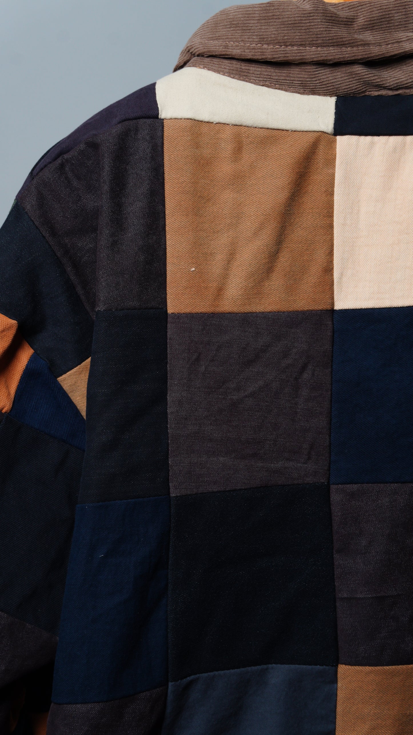 Upcycled Patchwork Jacket Size XXL