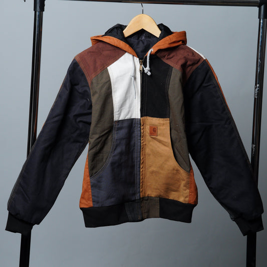 Workwear Colorblock Hooded Jacket Size XXS