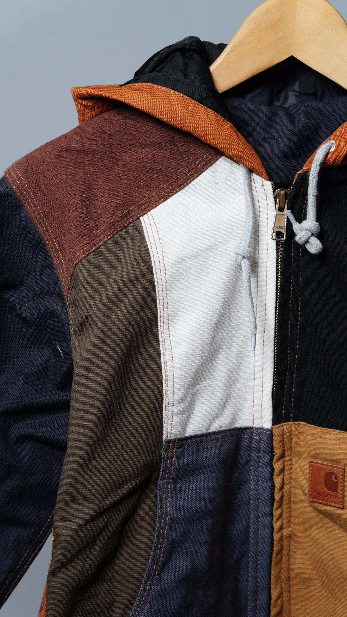 Workwear Colorblock Hooded Jacket Size XXS