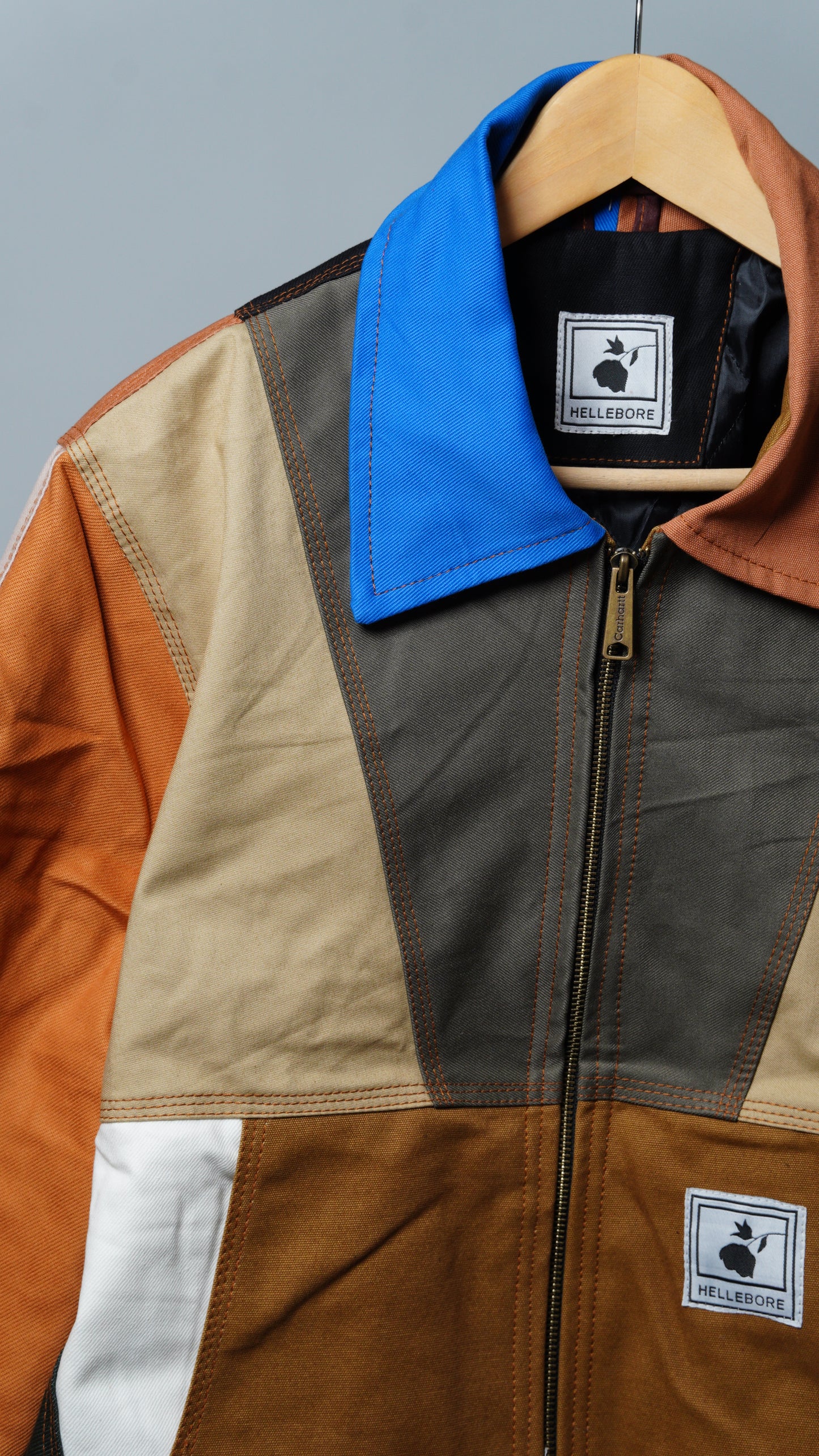 Workwear Colorblock Geometric Jacket Size M