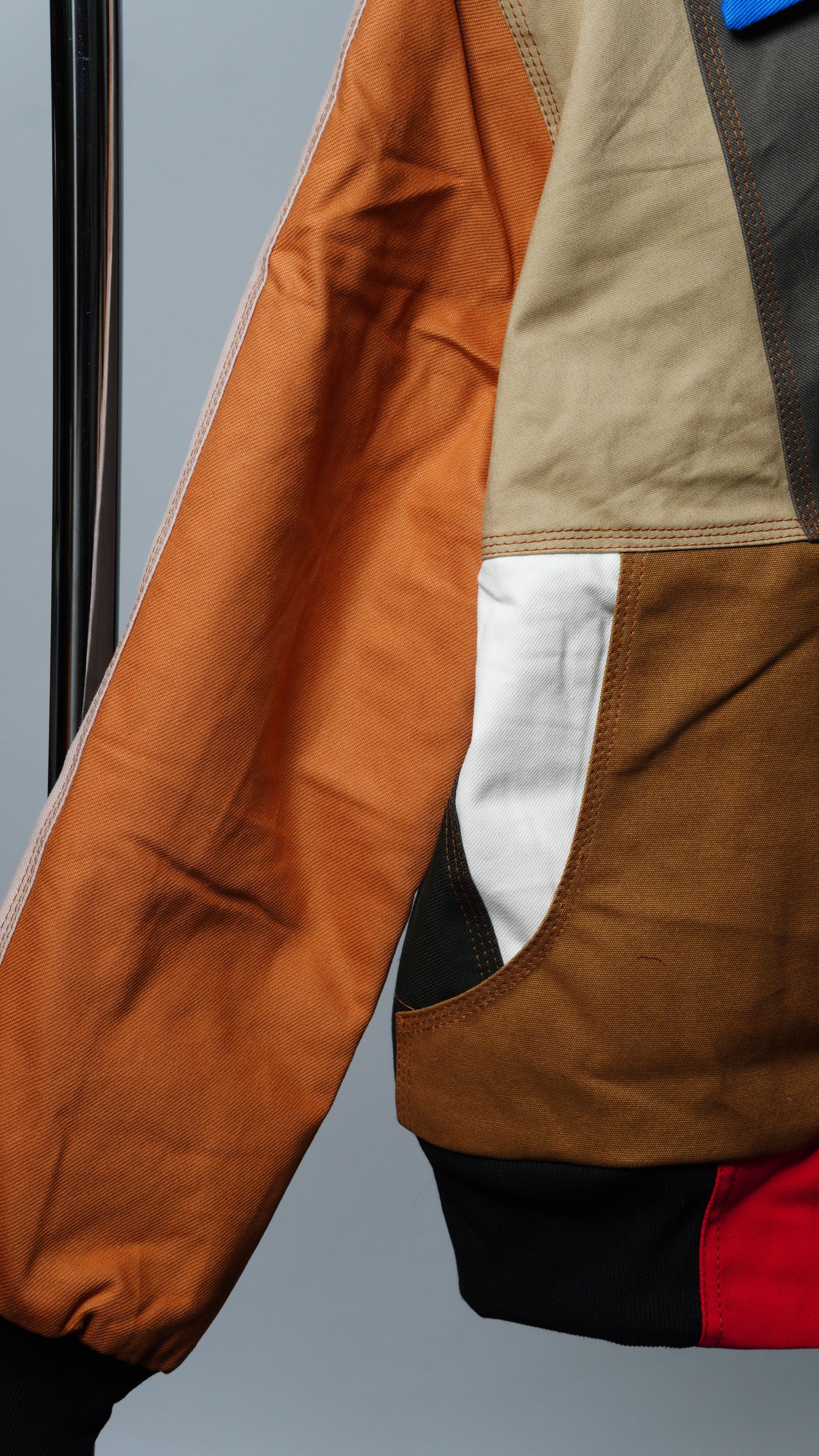 Workwear Colorblock Geometric Jacket Size M