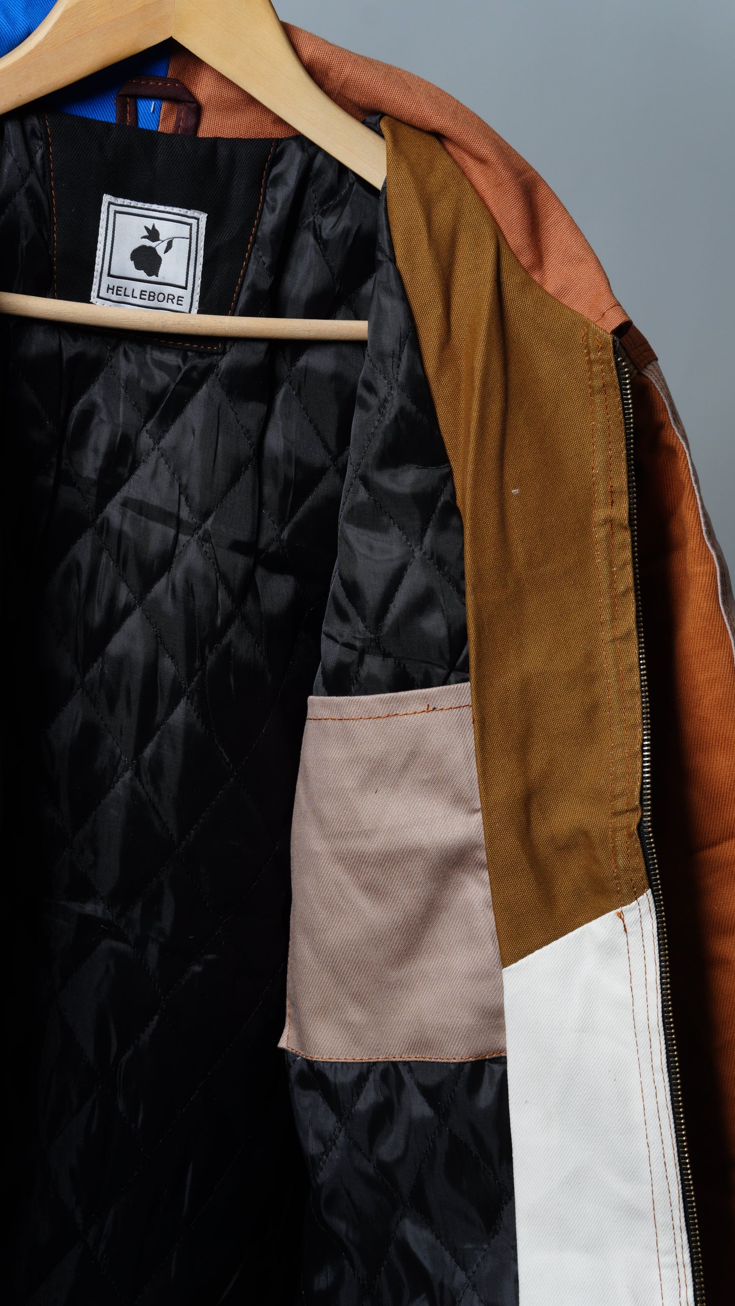 Workwear Colorblock Geometric Jacket Size M
