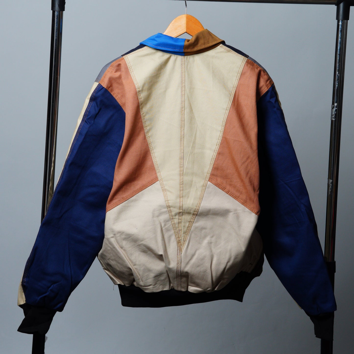Workwear Colorblock Geometric Jacket Size L