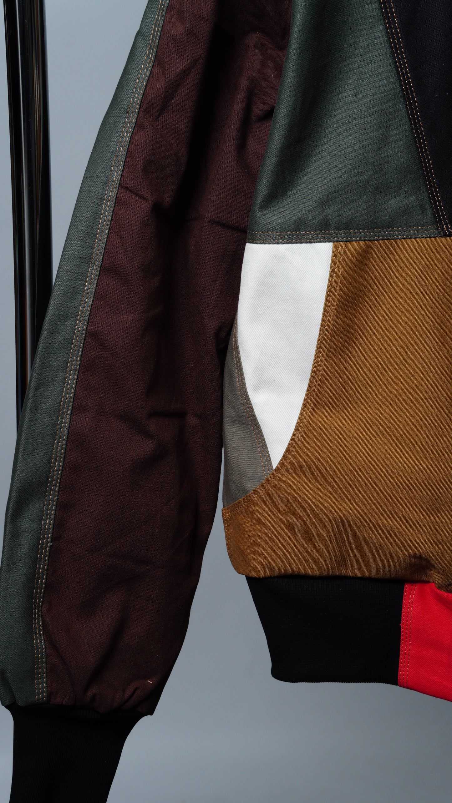 Workwear Colorblock Geometric Jacket Size M
