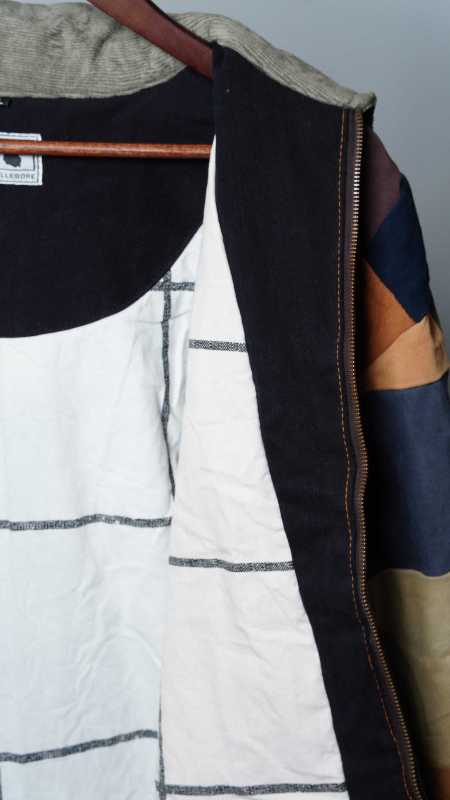 Upcycled Patchwork Jacket Size XL