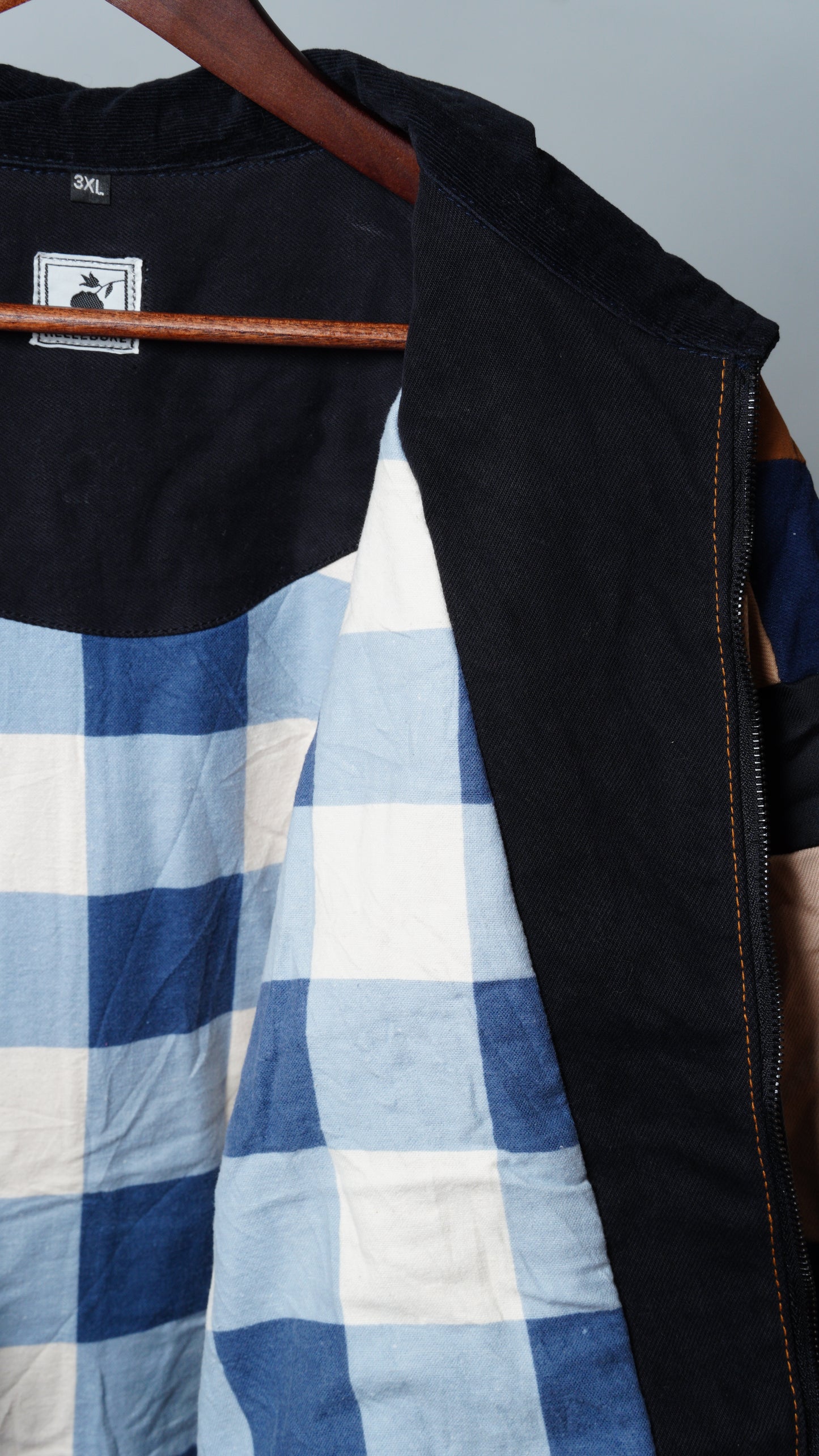 Upcycled Patchwork Jacket Size 3XL