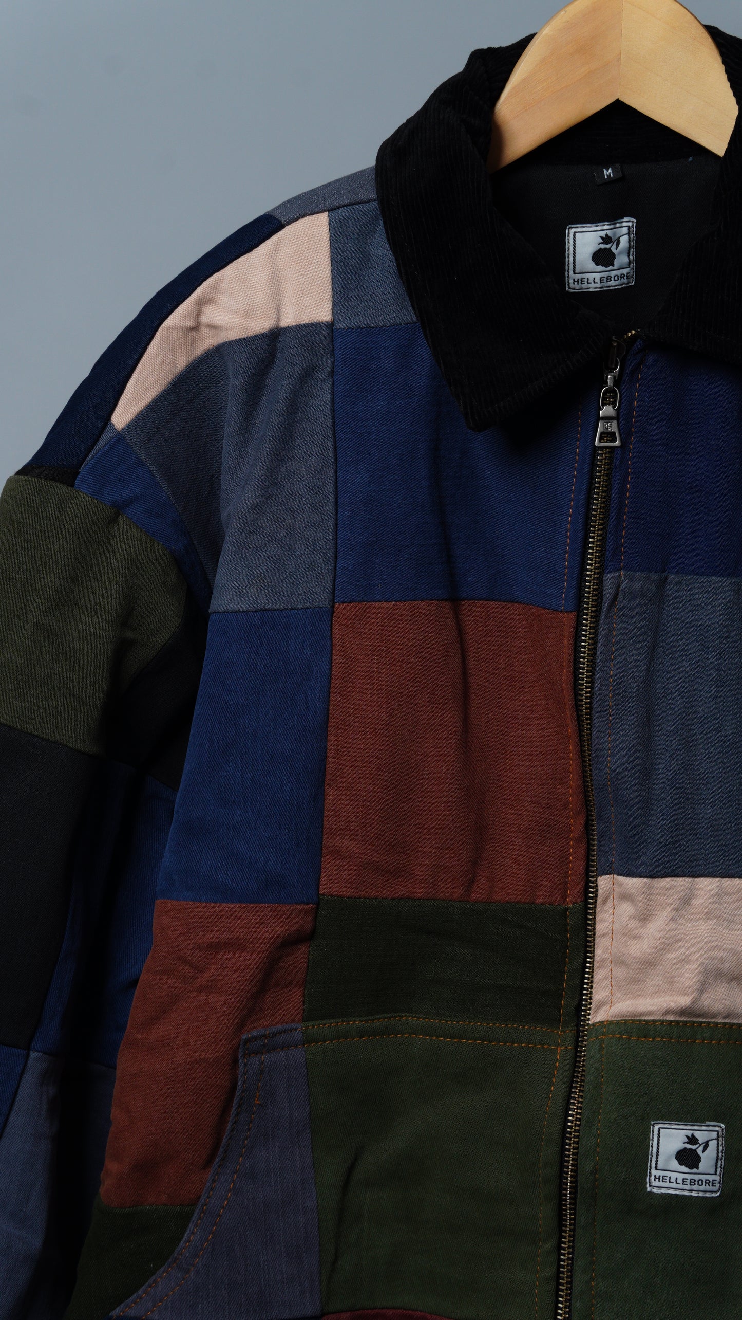 Upcycled Patchwork Jacket Size M