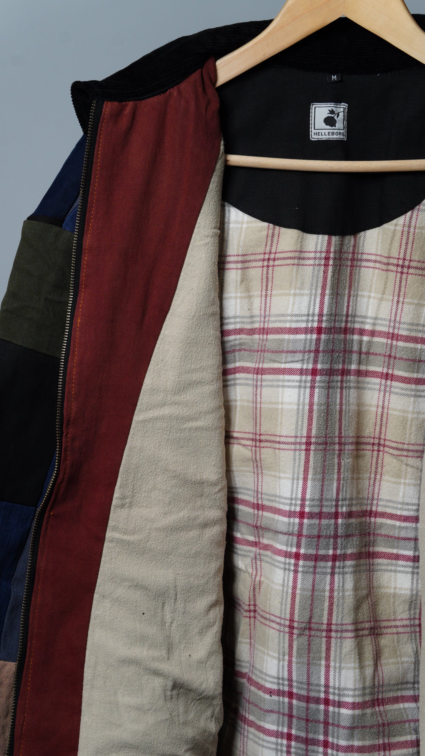 Upcycled Patchwork Jacket Size M