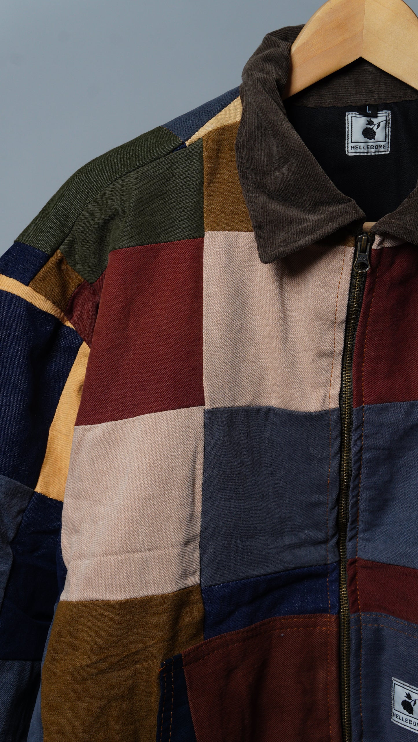 Upcycled Patchwork Jacket Size L