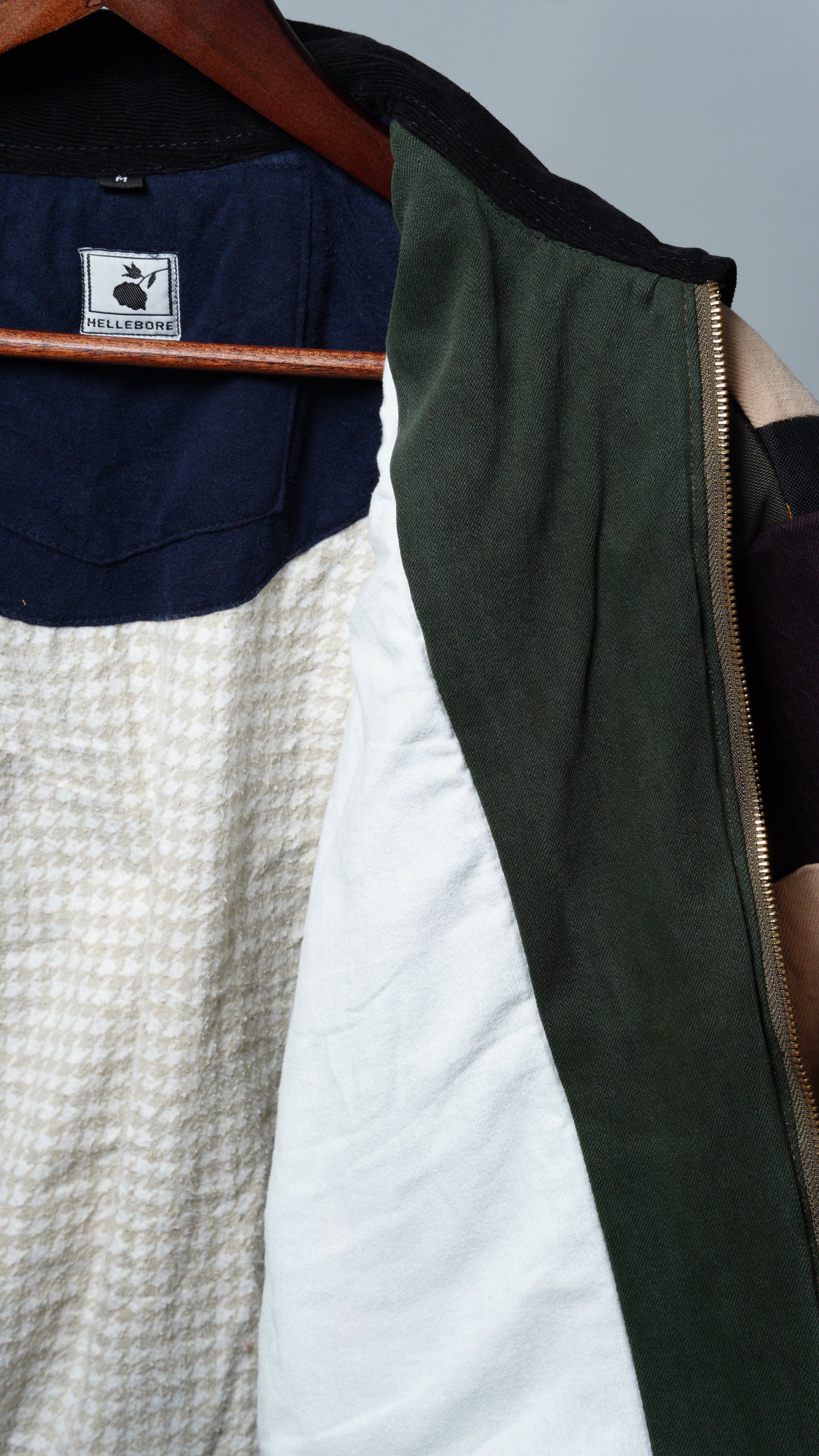 Upcycled Patchwork Jacket Size M