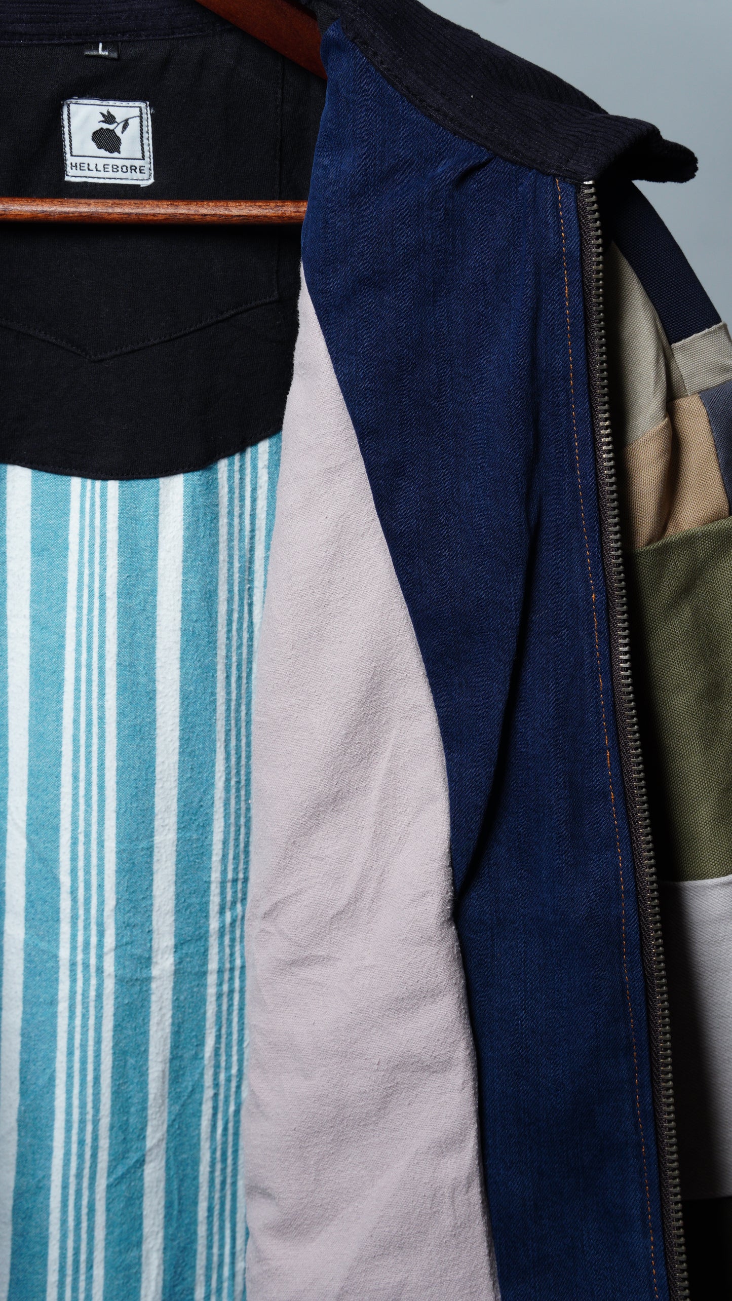 Upcycled Patchwork Jacket Size L