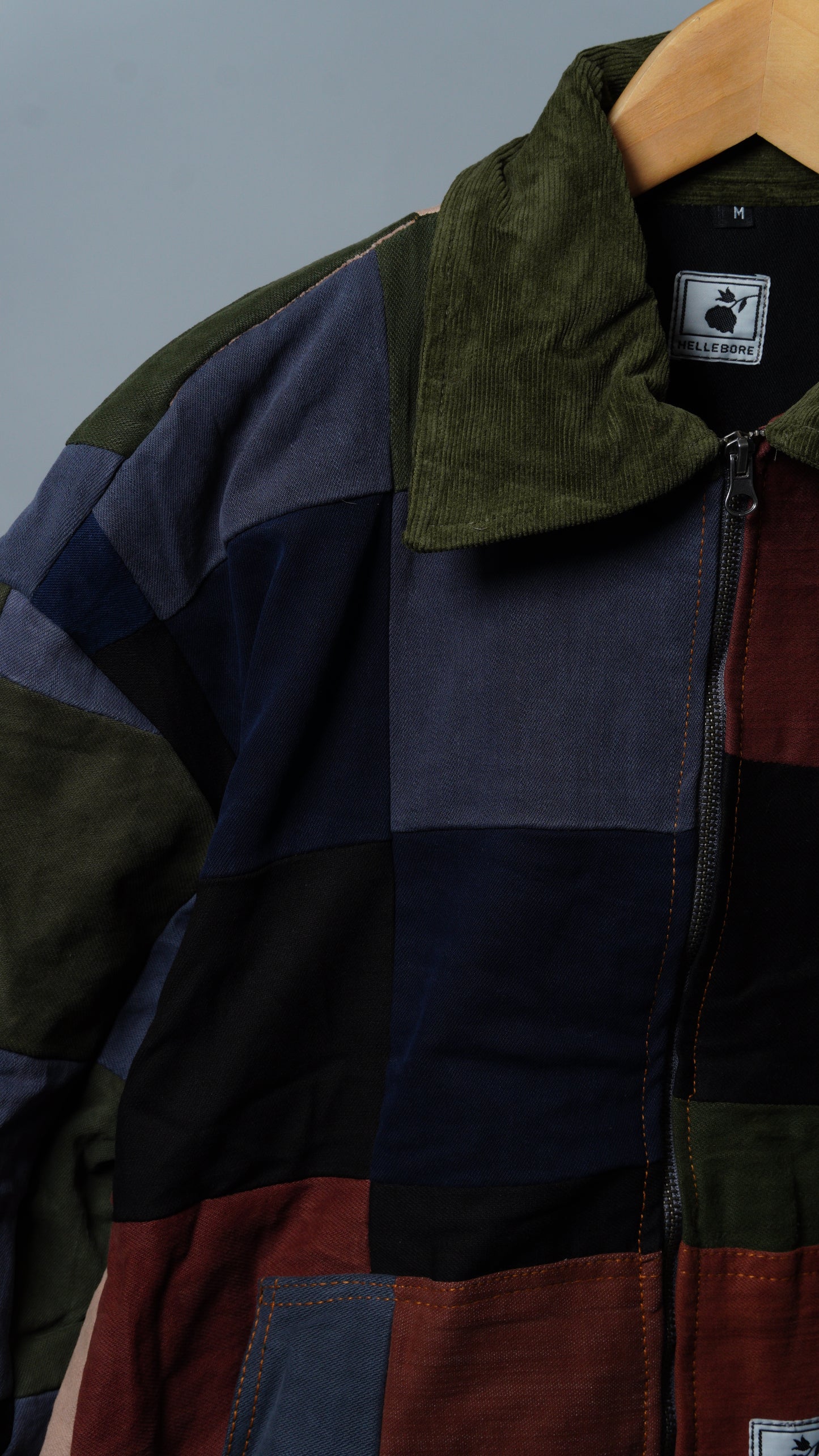 Upcycled Patchwork Jacket Size M
