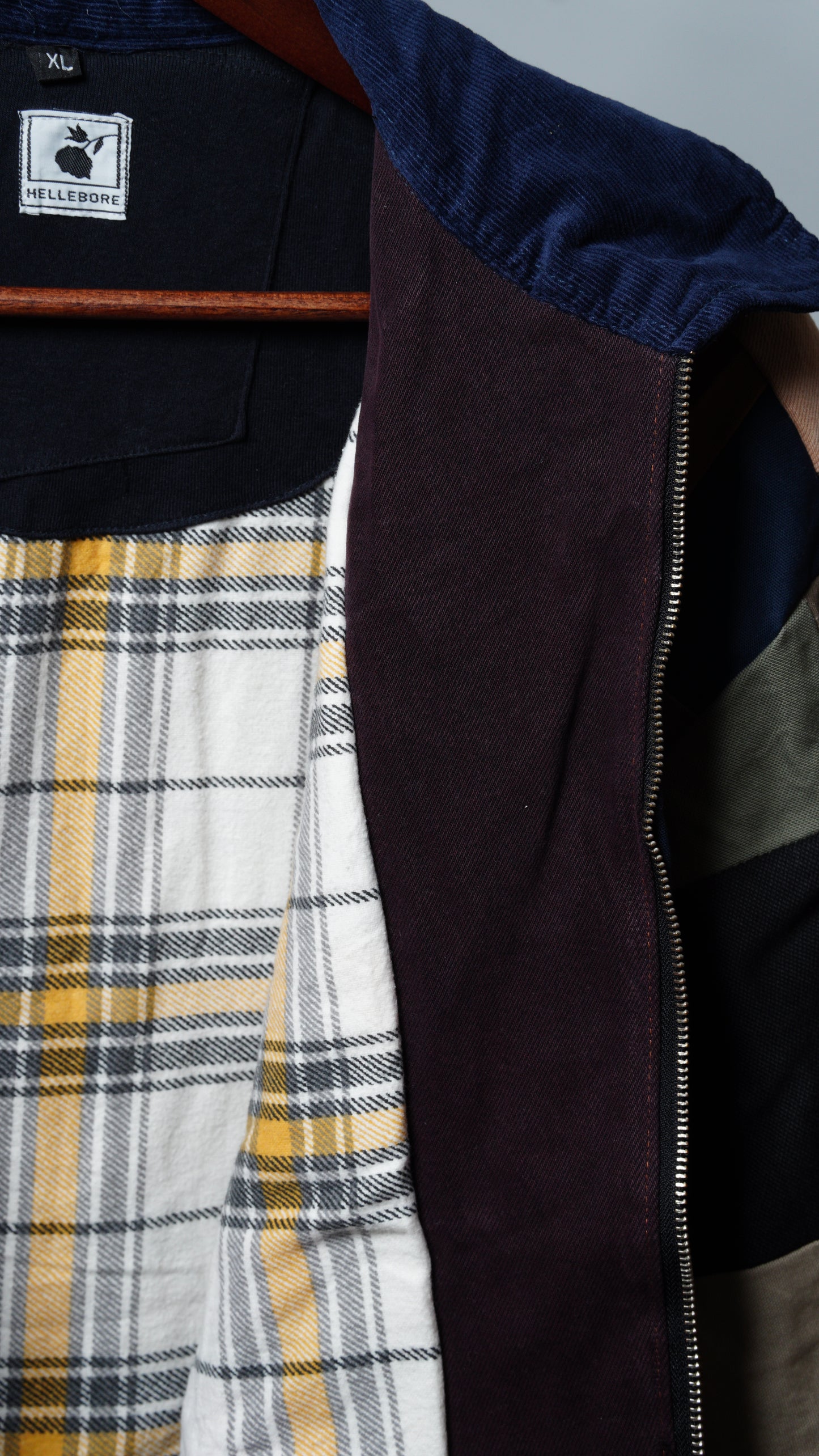 Upcycled Patchwork Jacket Size XL