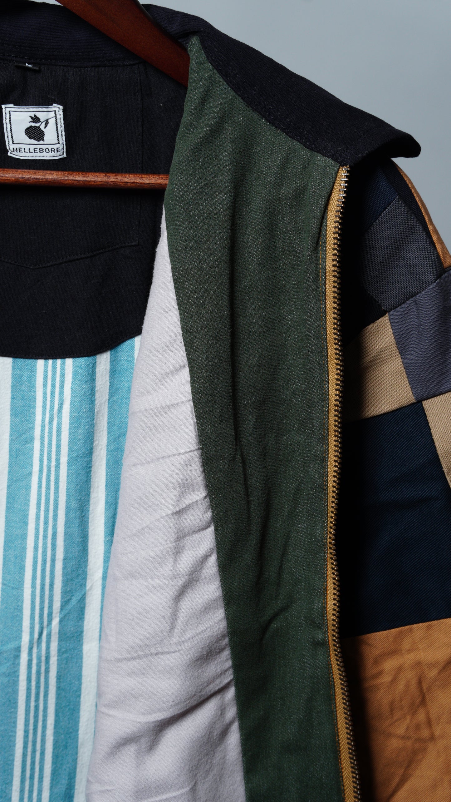 Upcycled Patchwork Jacket Size L