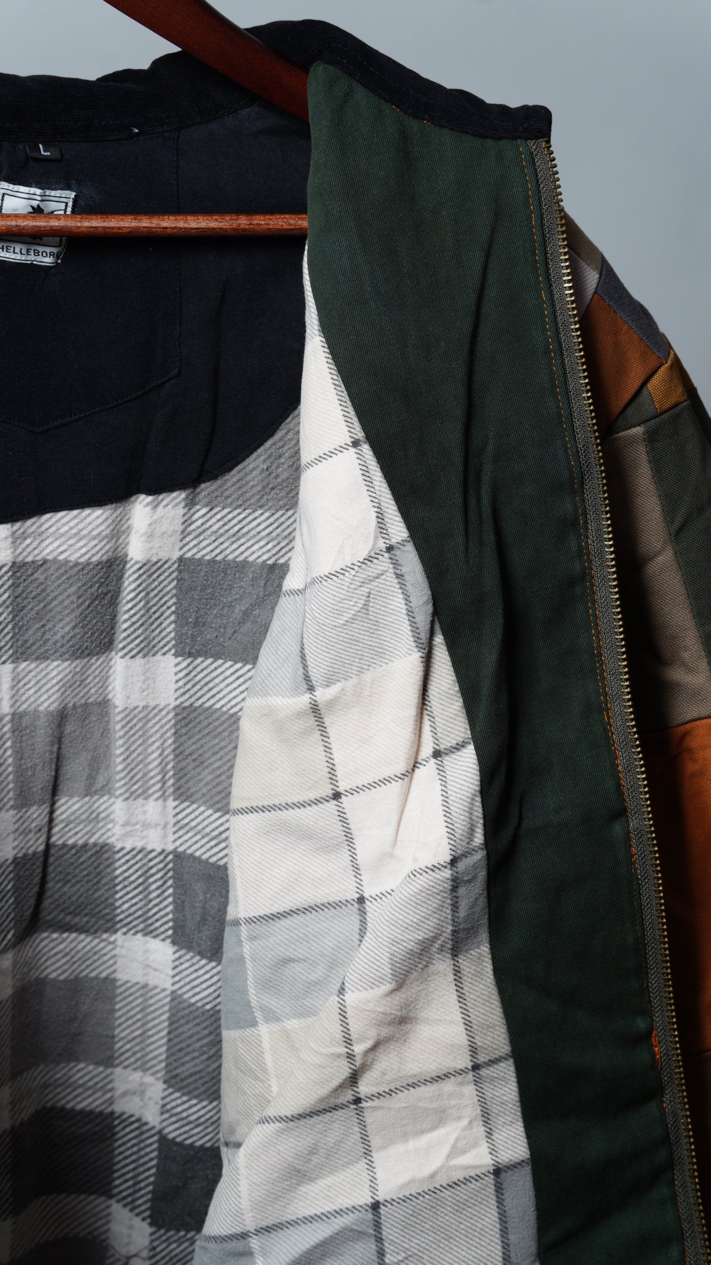 Upcycled Patchwork Jacket Size L