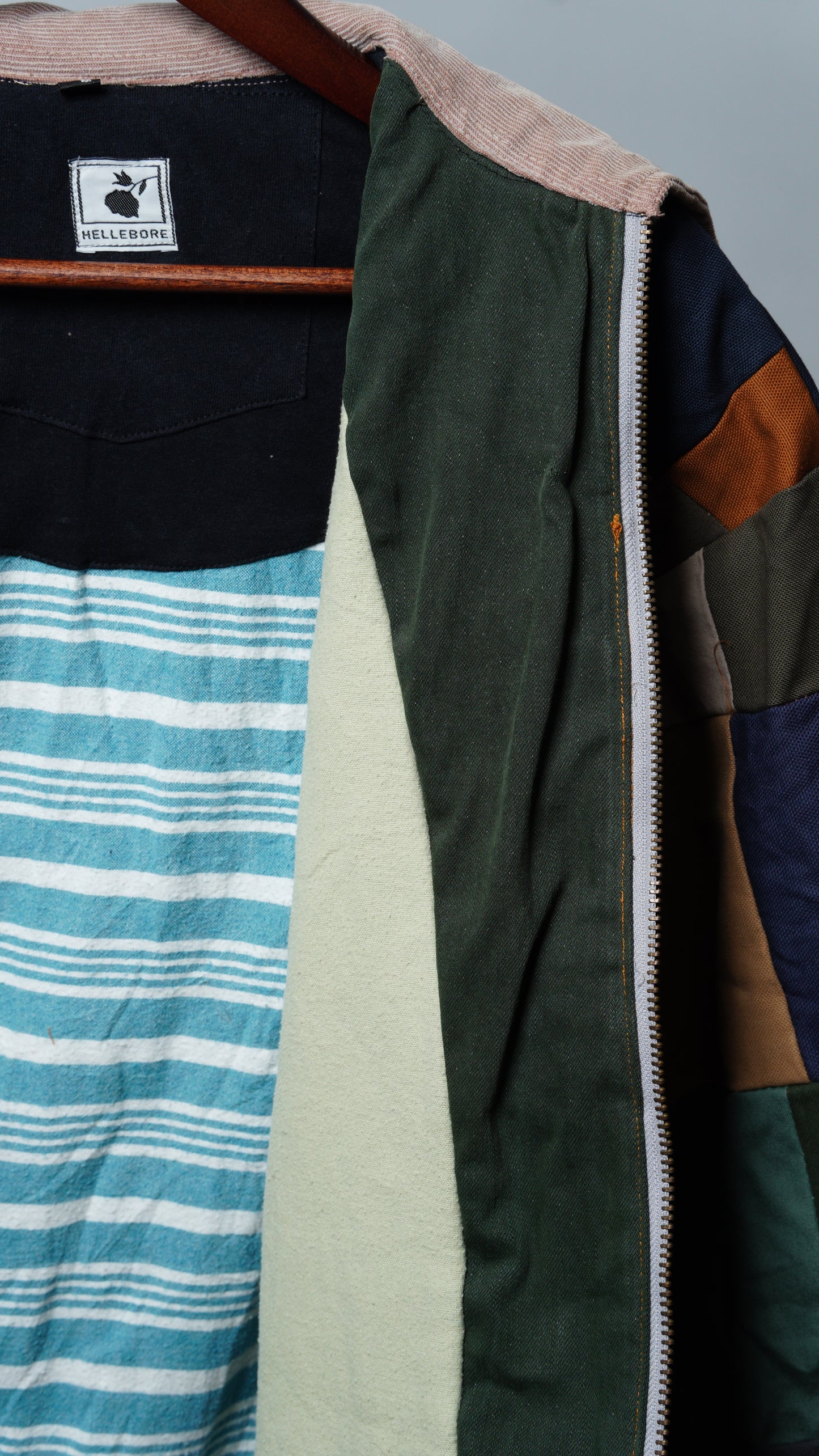 Upcycled Patchwork Jacket Size L