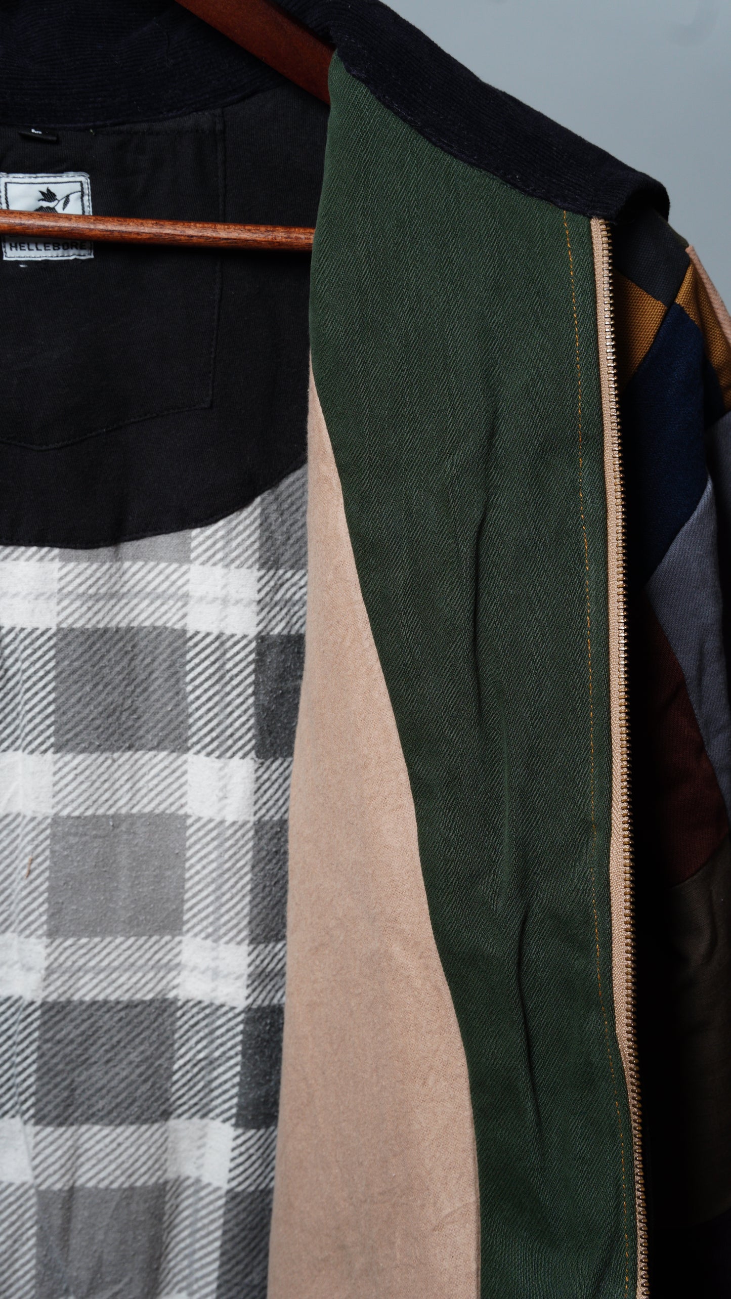 Upcycled Patchwork Jacket Size L