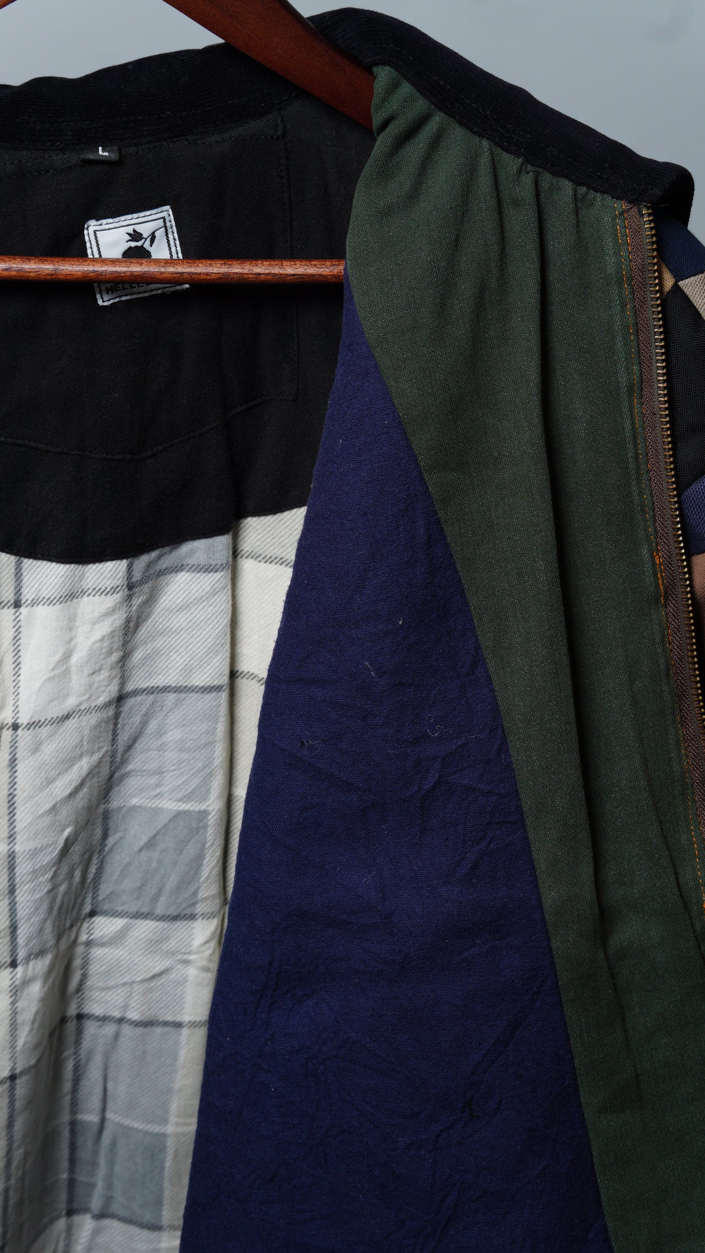 Upcycled Patchwork Jacket Size L