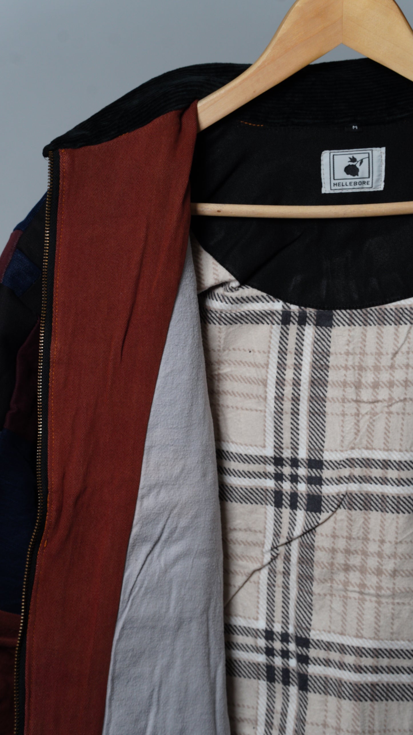 Upcycled Patchwork Jacket Size M