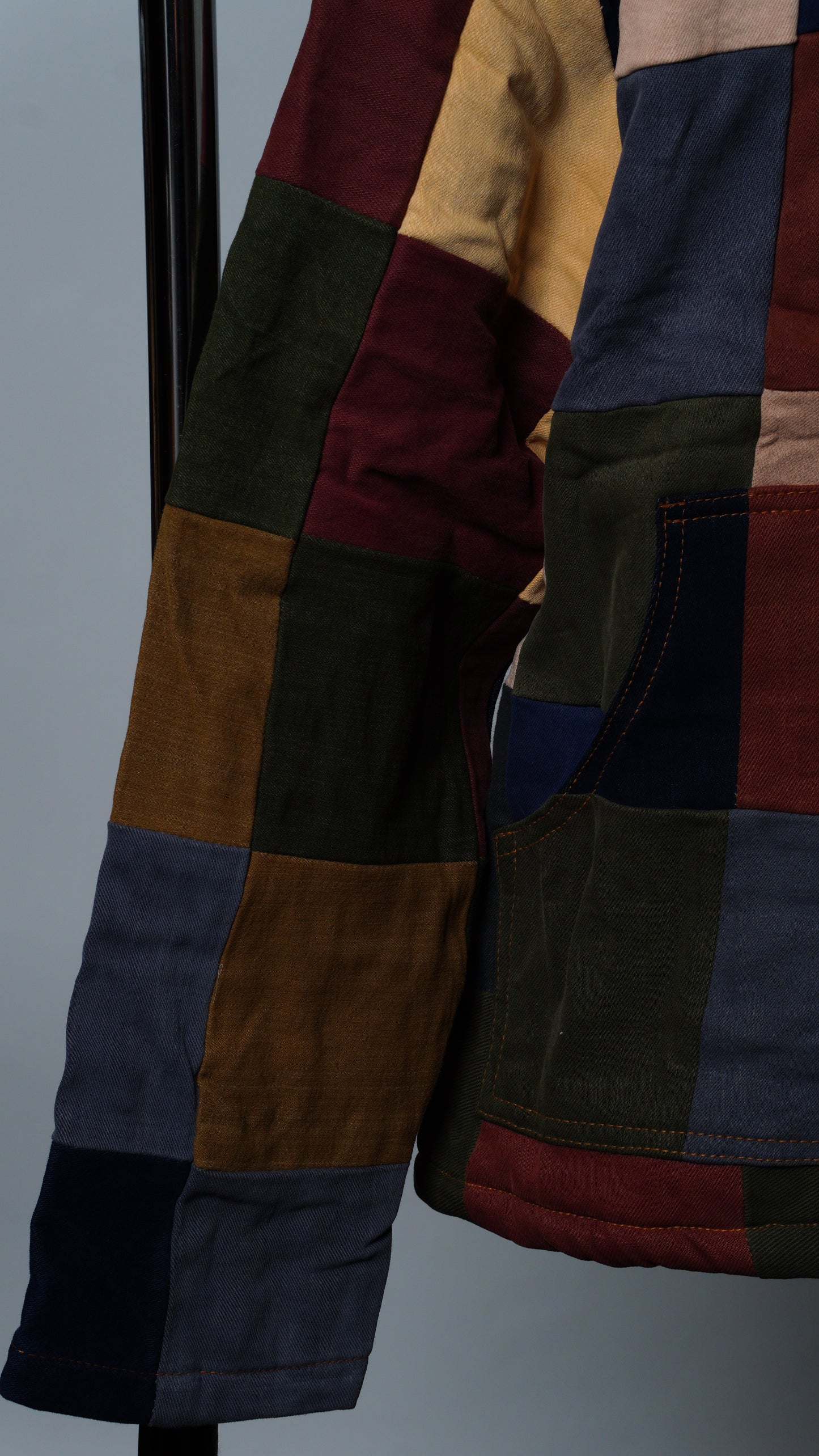 Upcycled Patchwork Jacket Size M