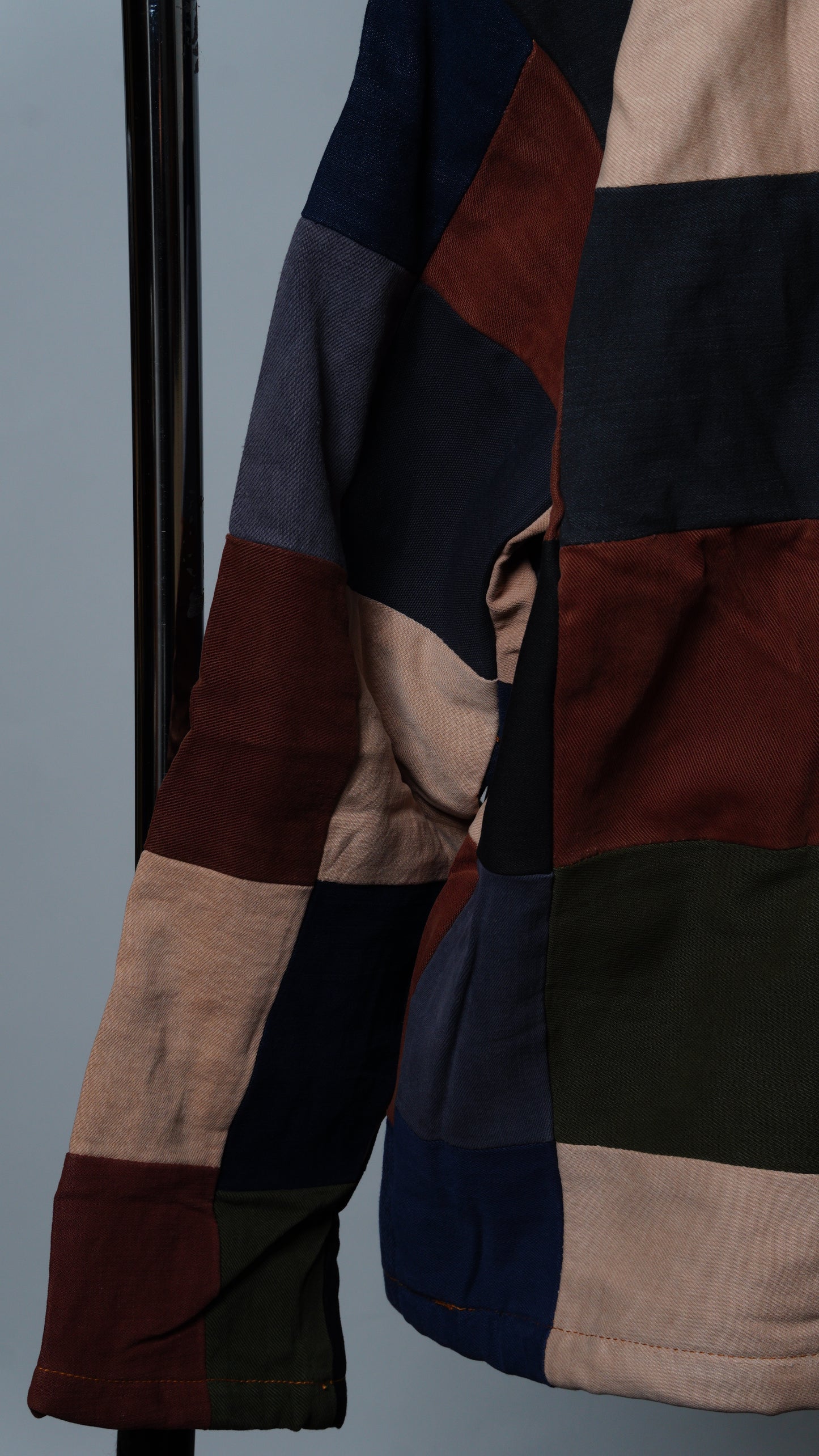 Upcycled Patchwork Jacket Size XL