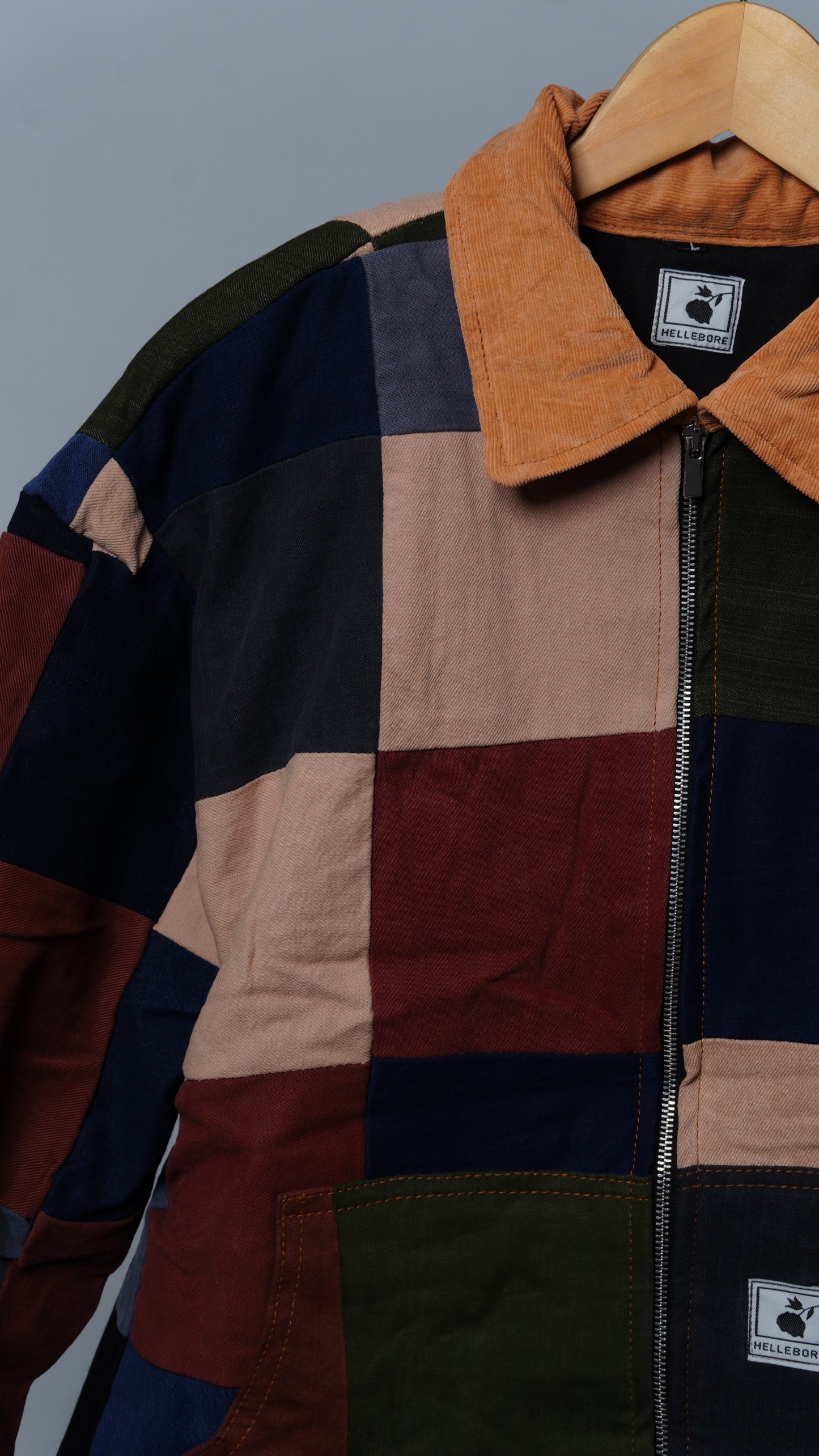 Upcycled Patchwork Jacket Size L