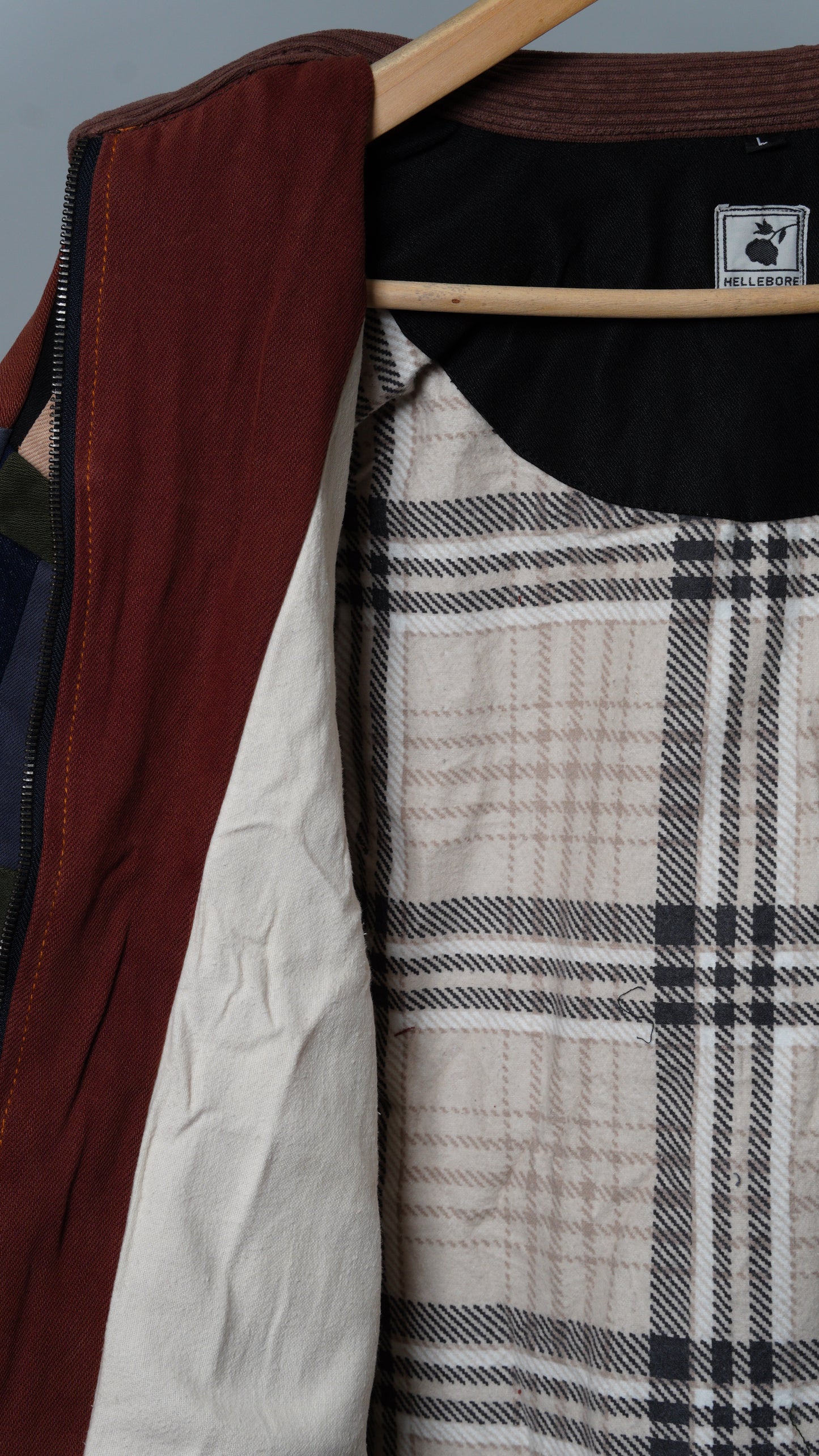 Upcycled Patchwork Jacket Size L