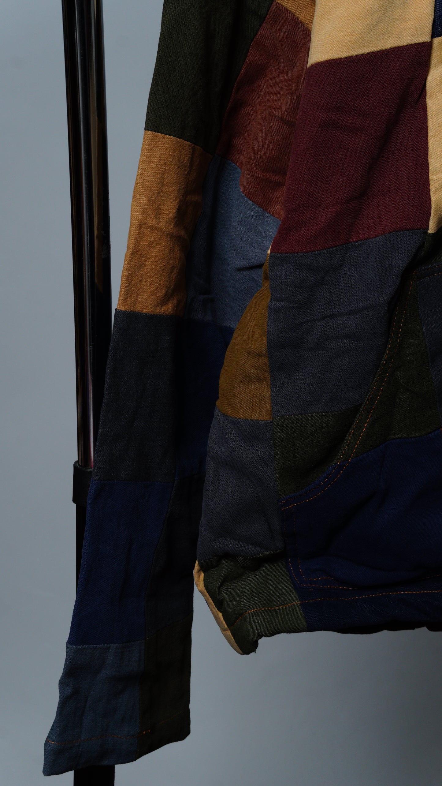 Upcycled Patchwork Jacket Size XL