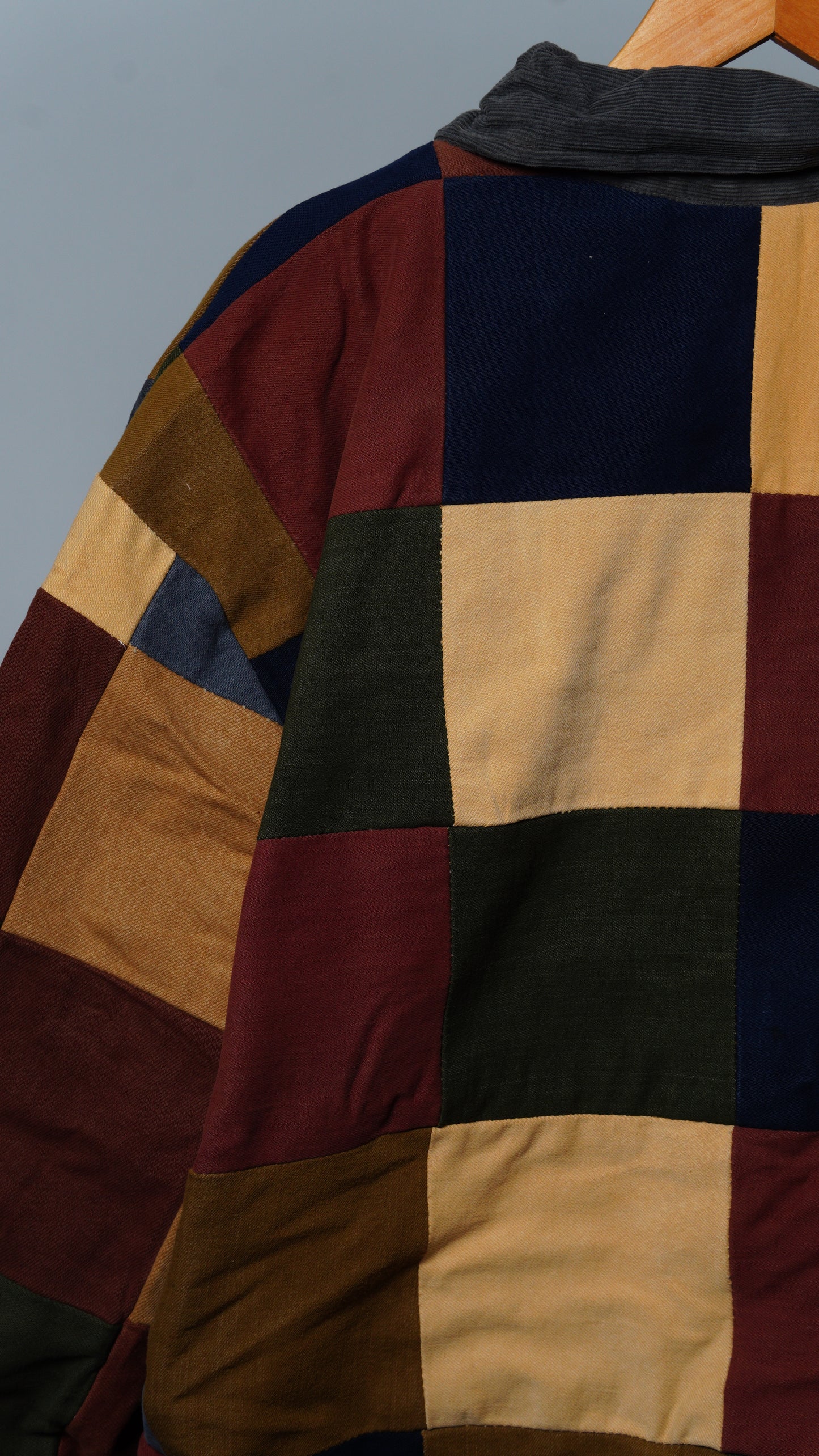 Upcycled Patchwork Jacket Size XL