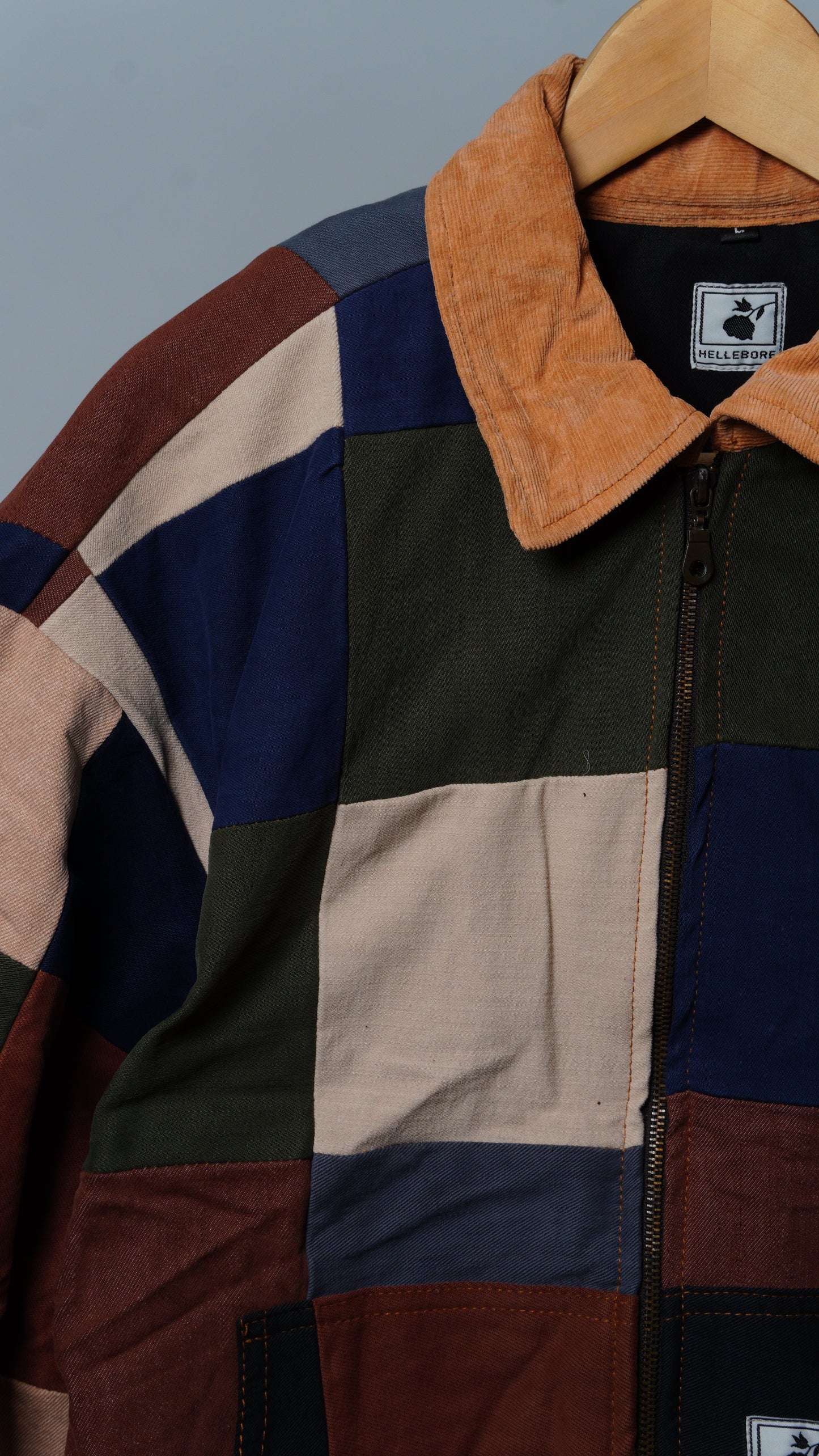 Upcycled Patchwork Jacket Size L