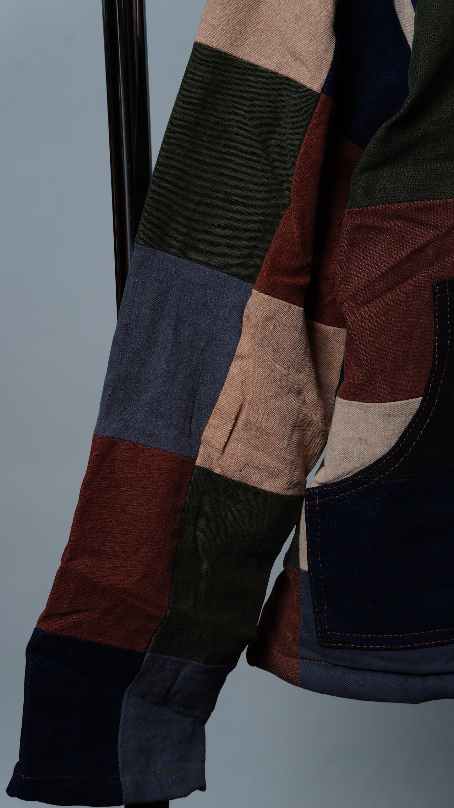Upcycled Patchwork Jacket Size L