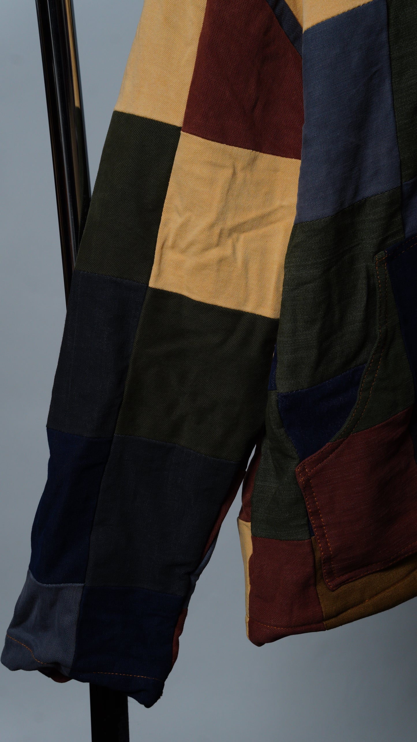 Upcycled Patchwork Jacket Size L