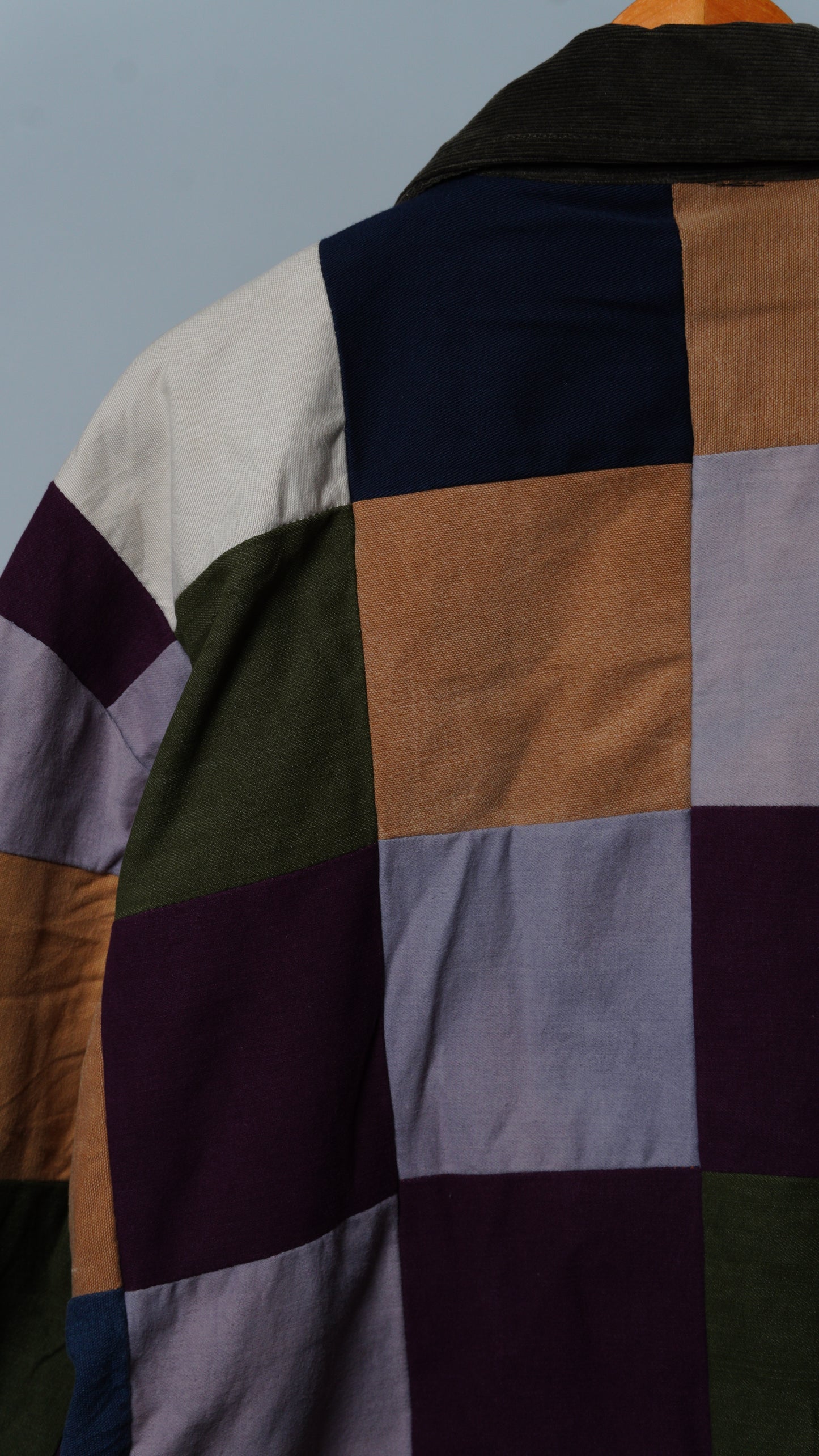 Upcycled Patchwork Jacket Size XL