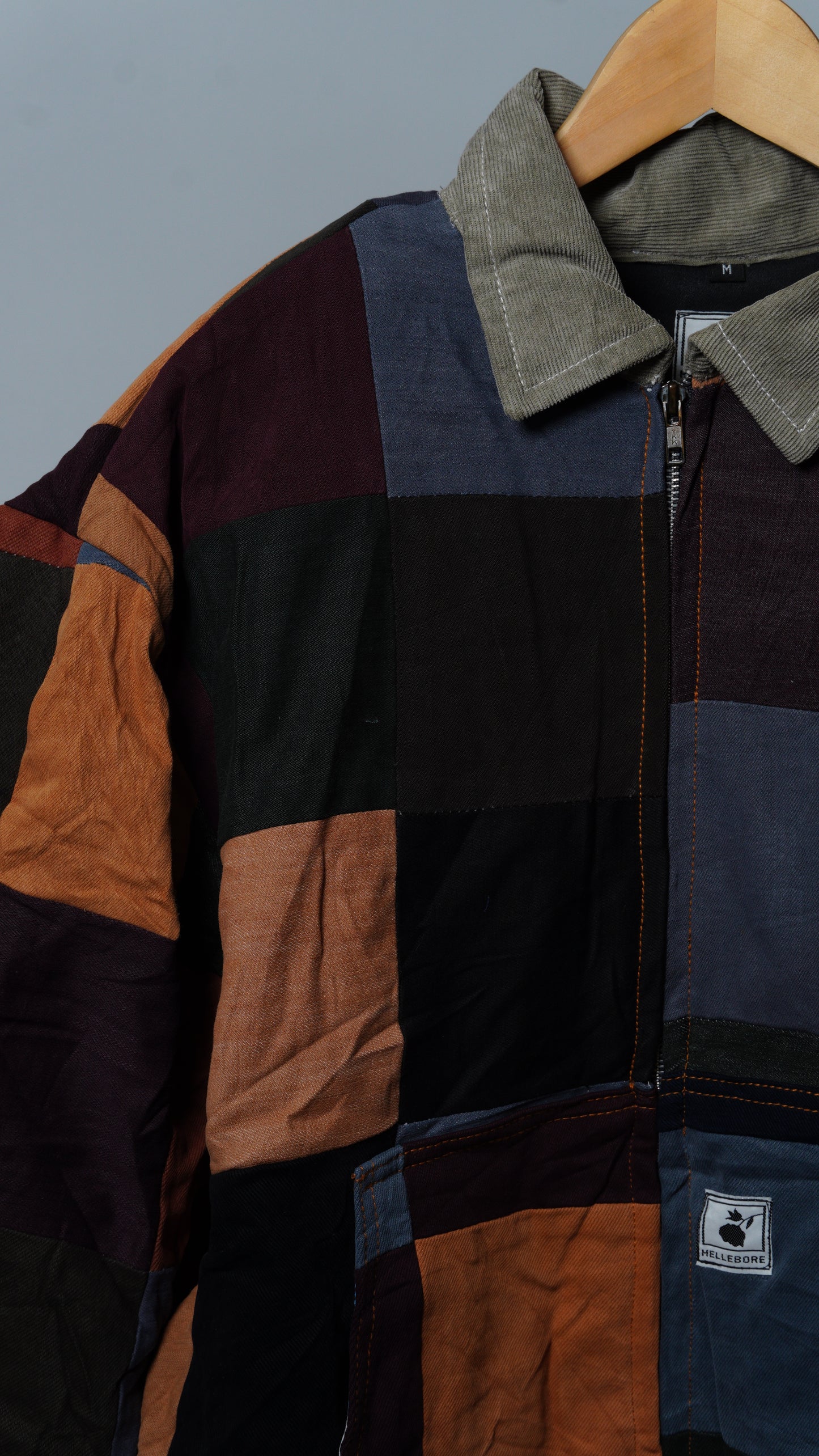 Upcycled Patchwork Jacket Size M